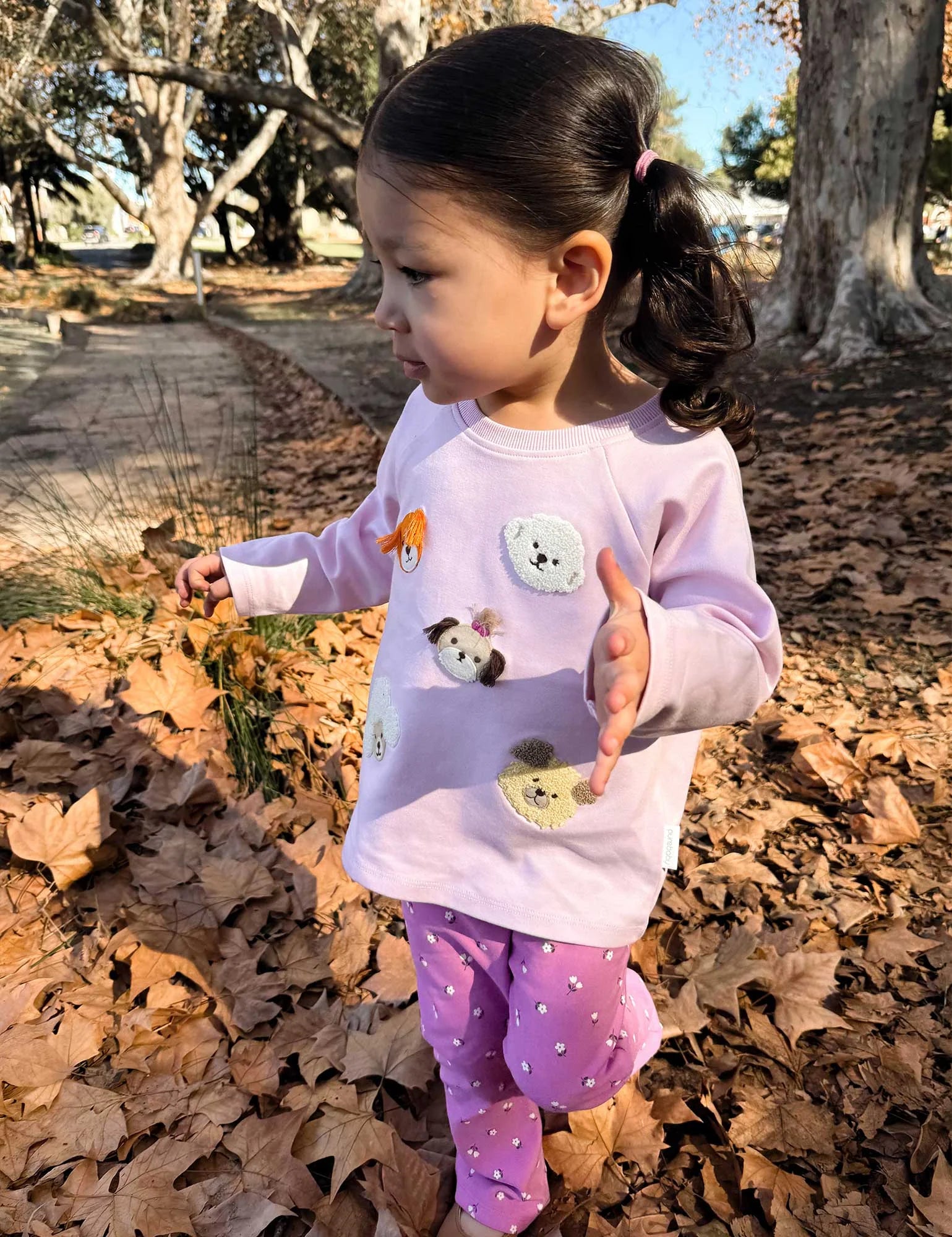 Thick Long Sleeve Puppy Tee