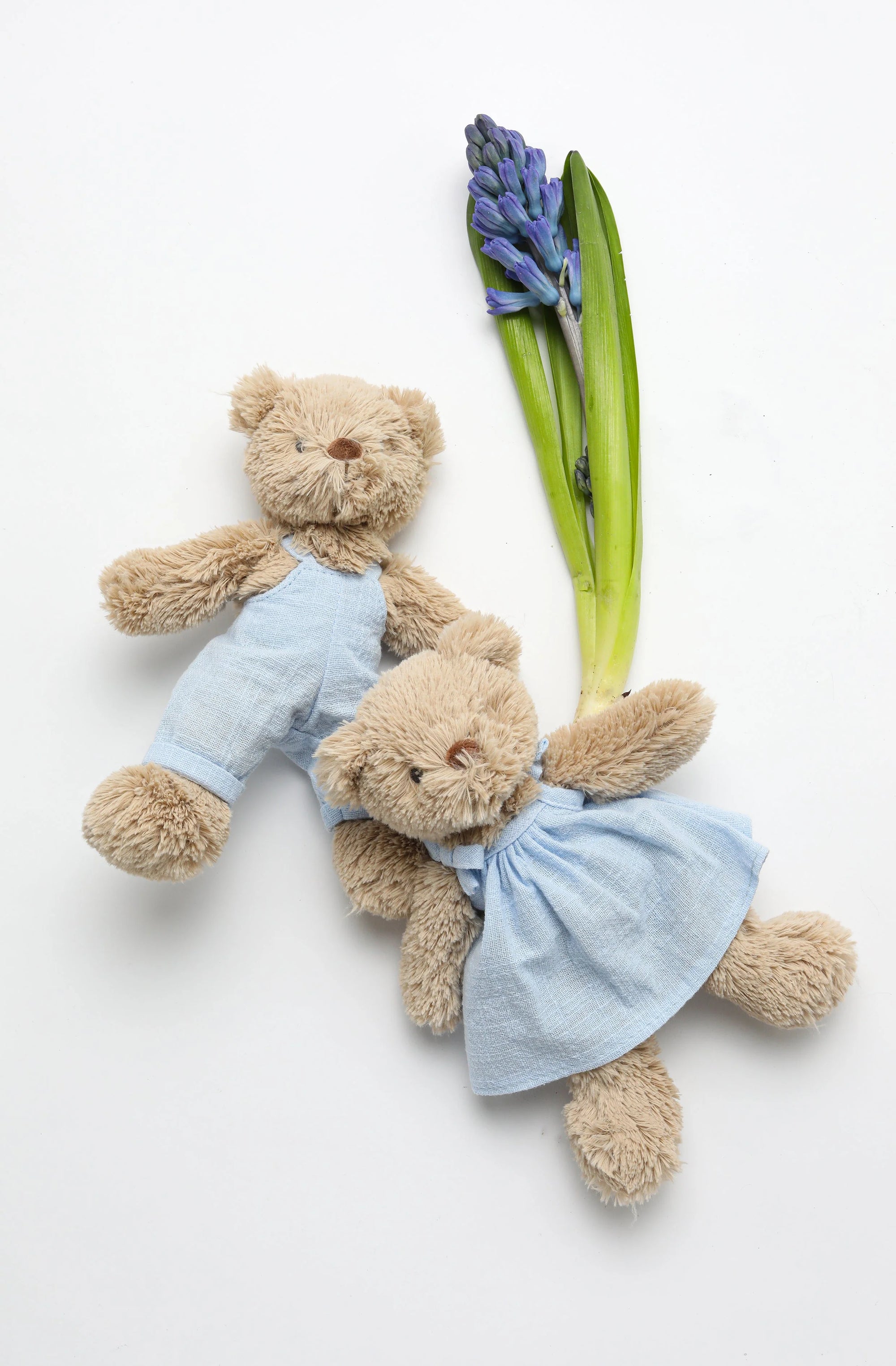 Nana Huchy Baby Honey Bear - Overalls Baby Blue