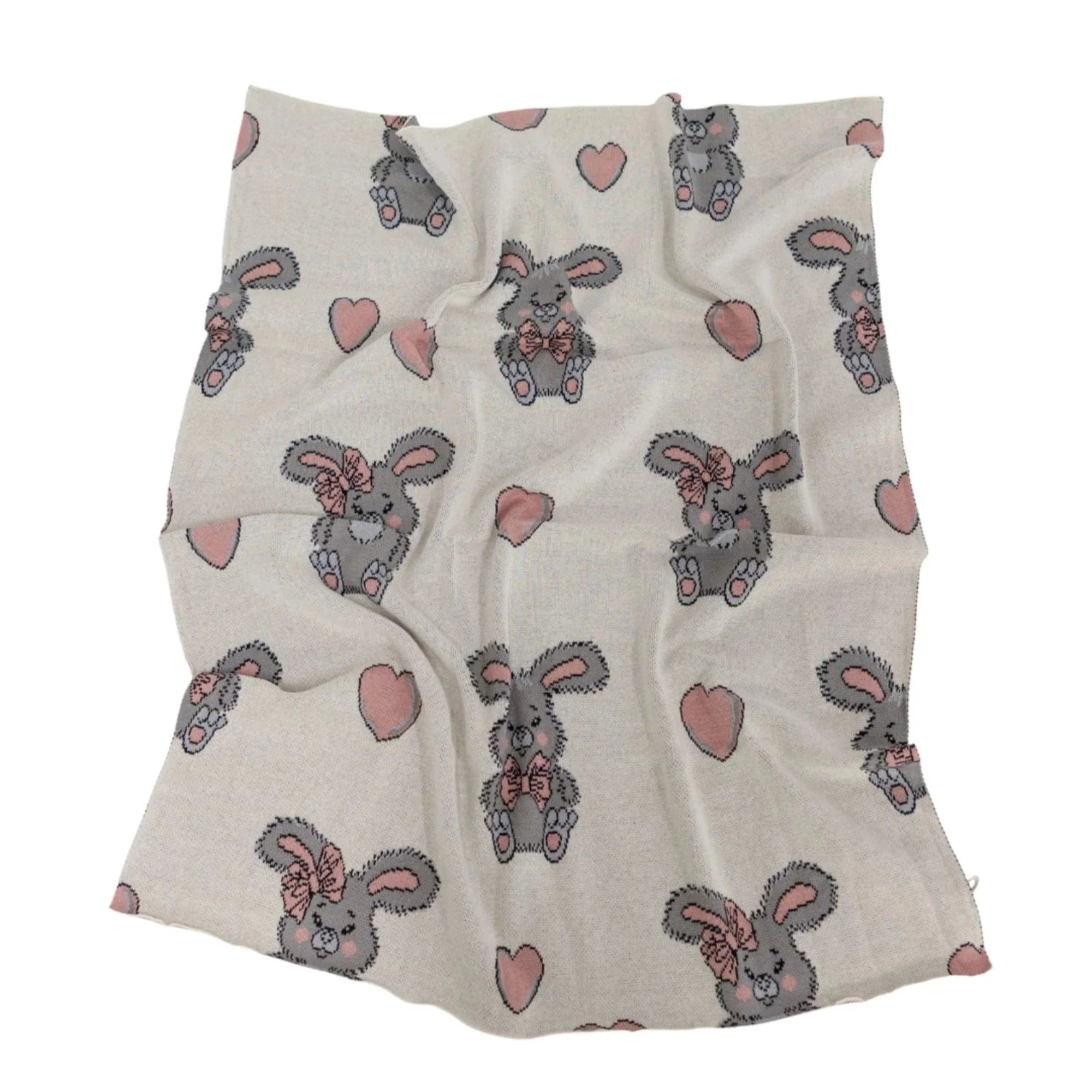 Di Lusso -Snowball Bunny Baby Blanket