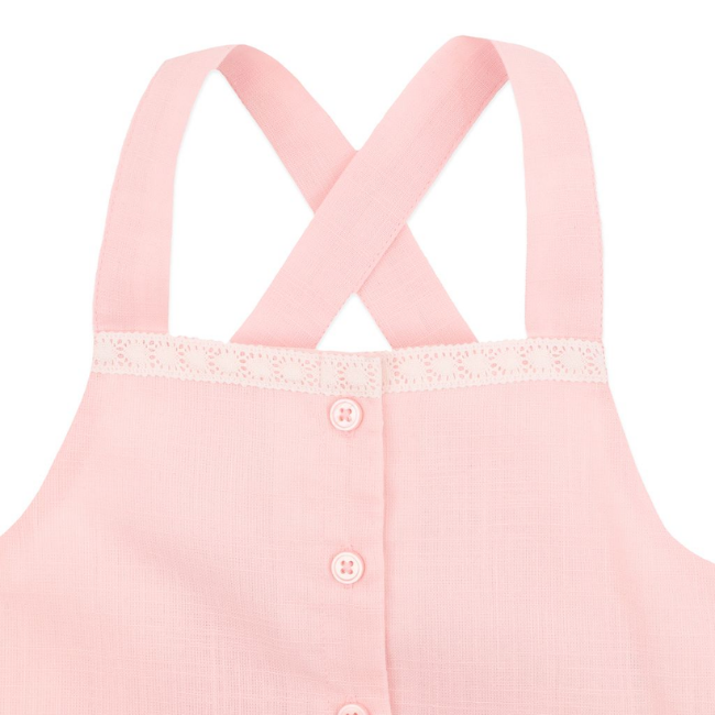 Chelsea Broderie hem dress - 4-7Y