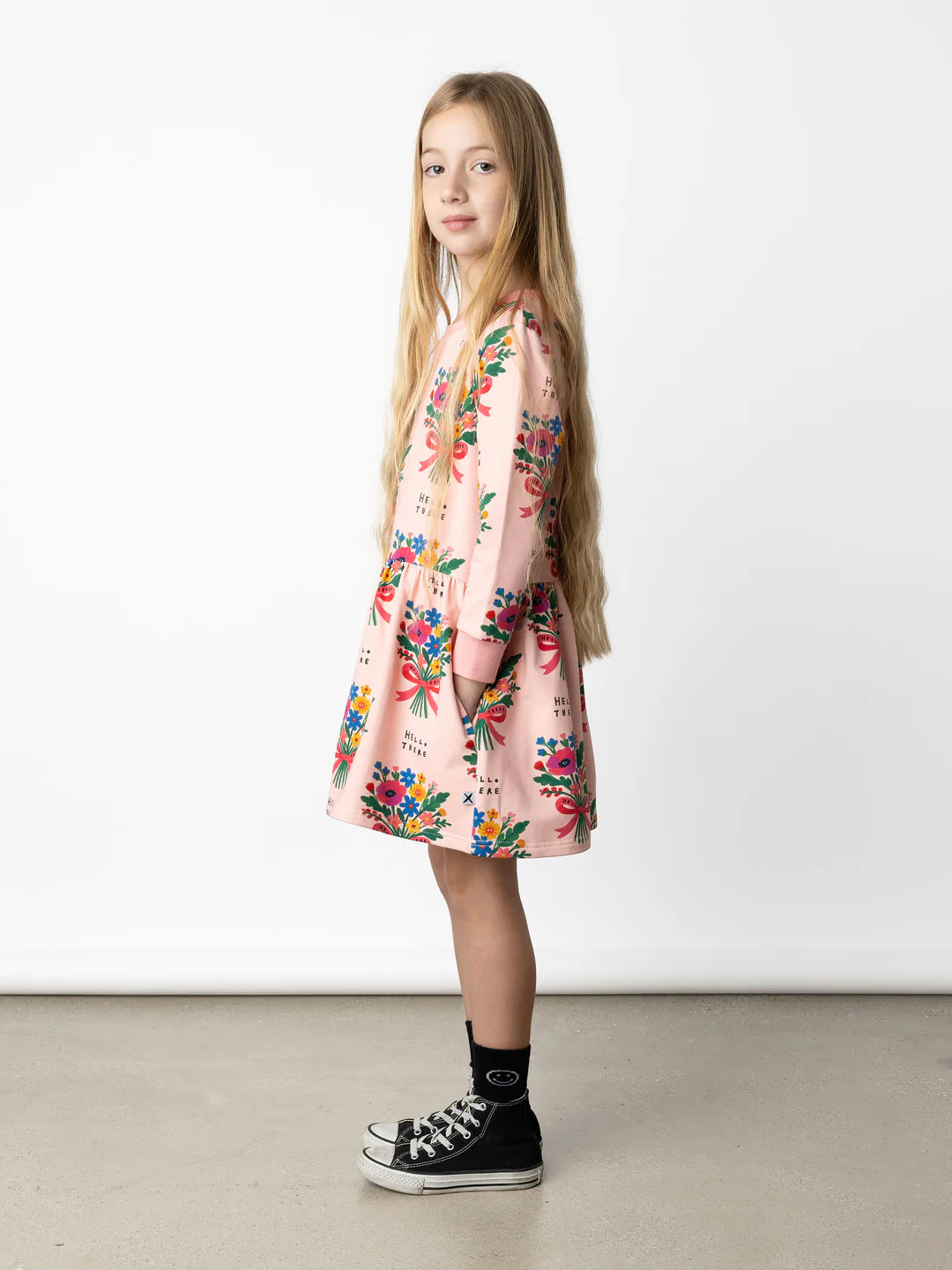 Minti Painted Bouquet Dress