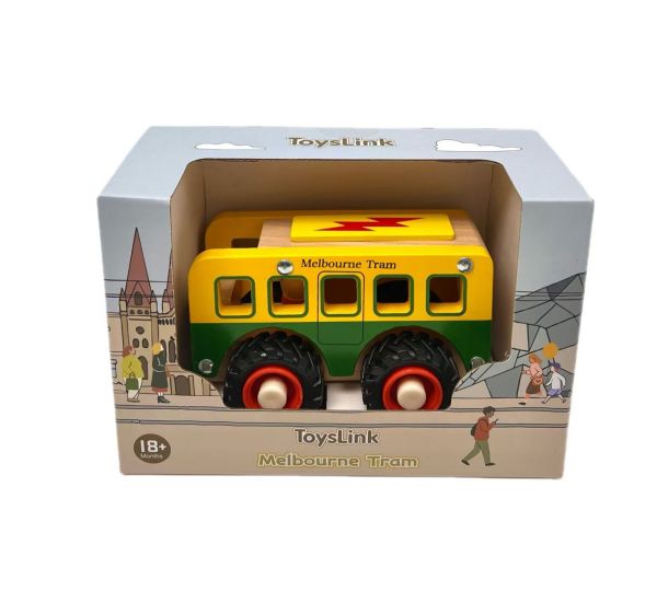 Wooden Toy Tram