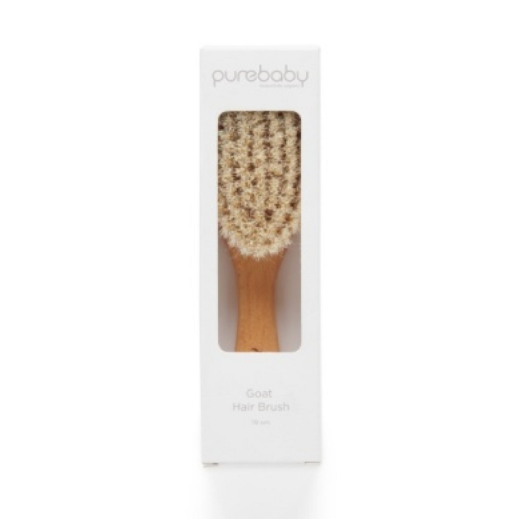 Purebaby Goat Hair Brush - Natural