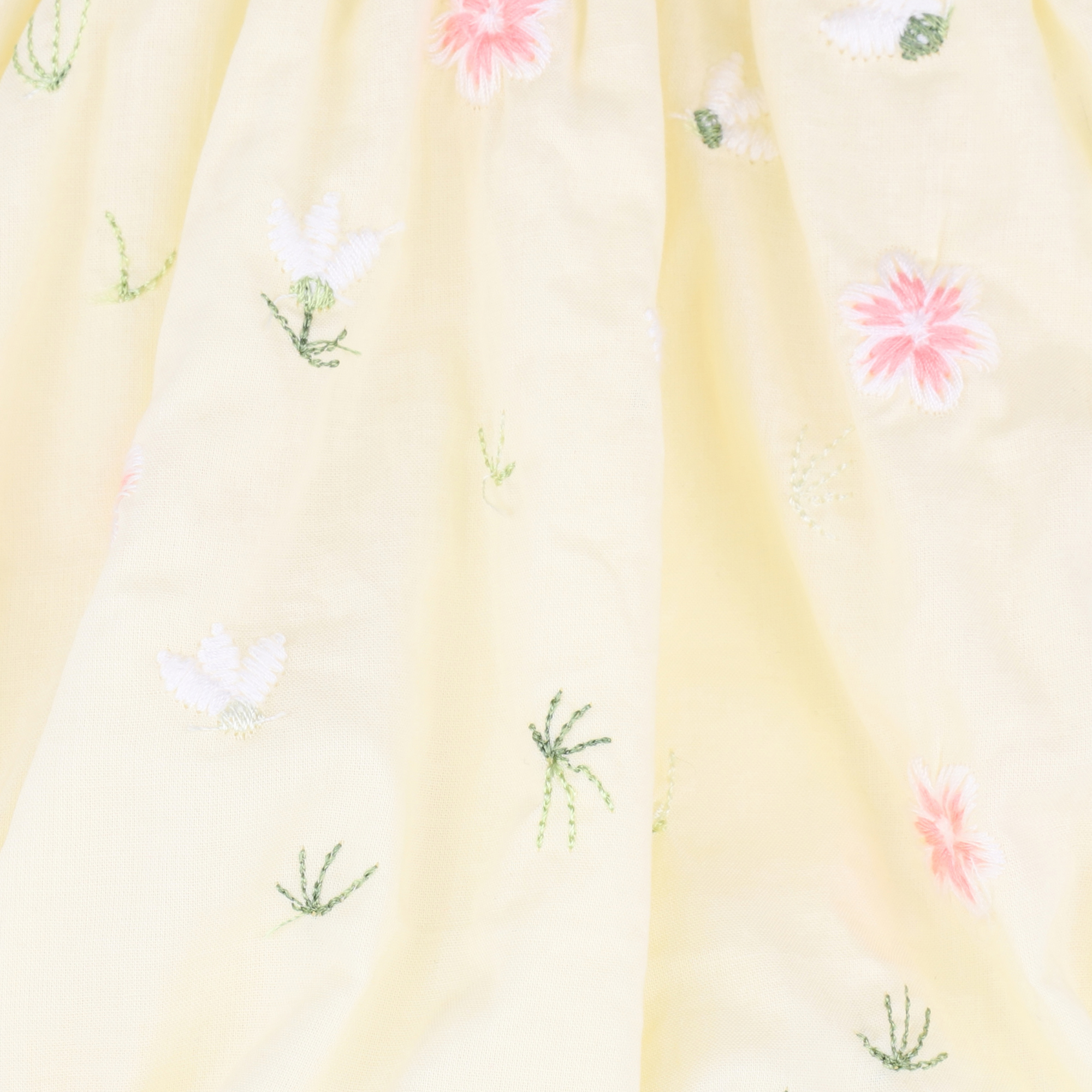 Bébé Pia All Over Embroidery Bodysuit - Lemon