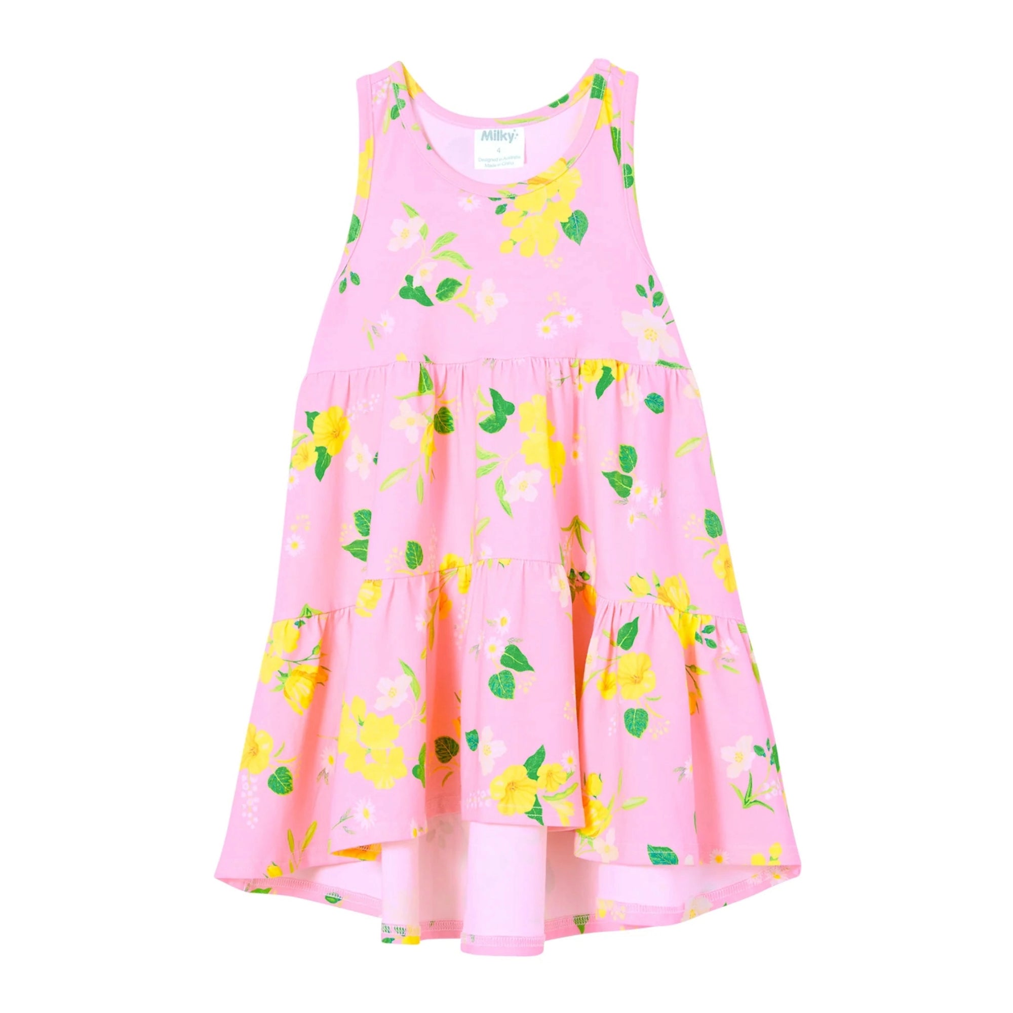 Milky Sunshine Knit Dress - Fairy Floss