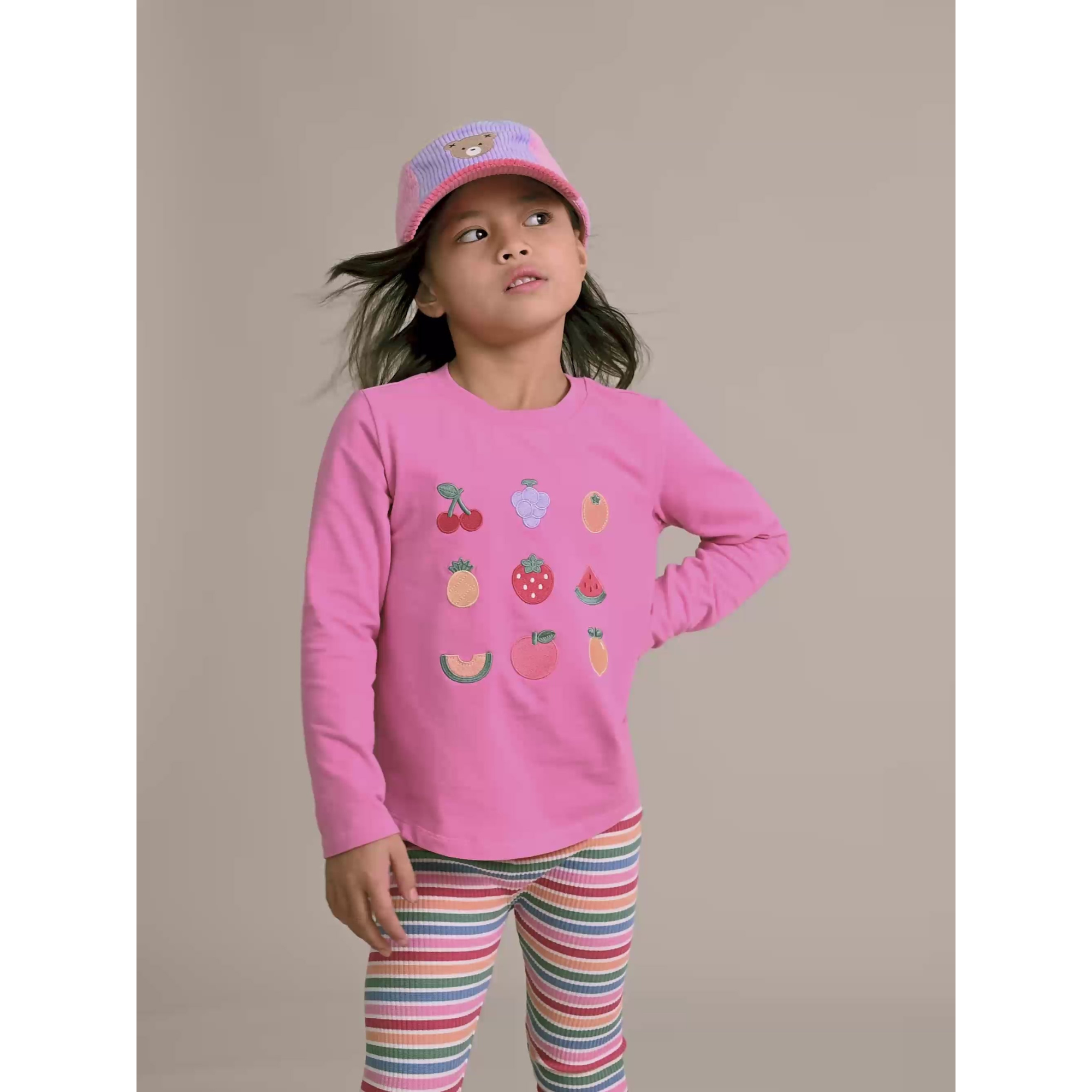 Huxbaby Tutti Frutti Stripe Legging