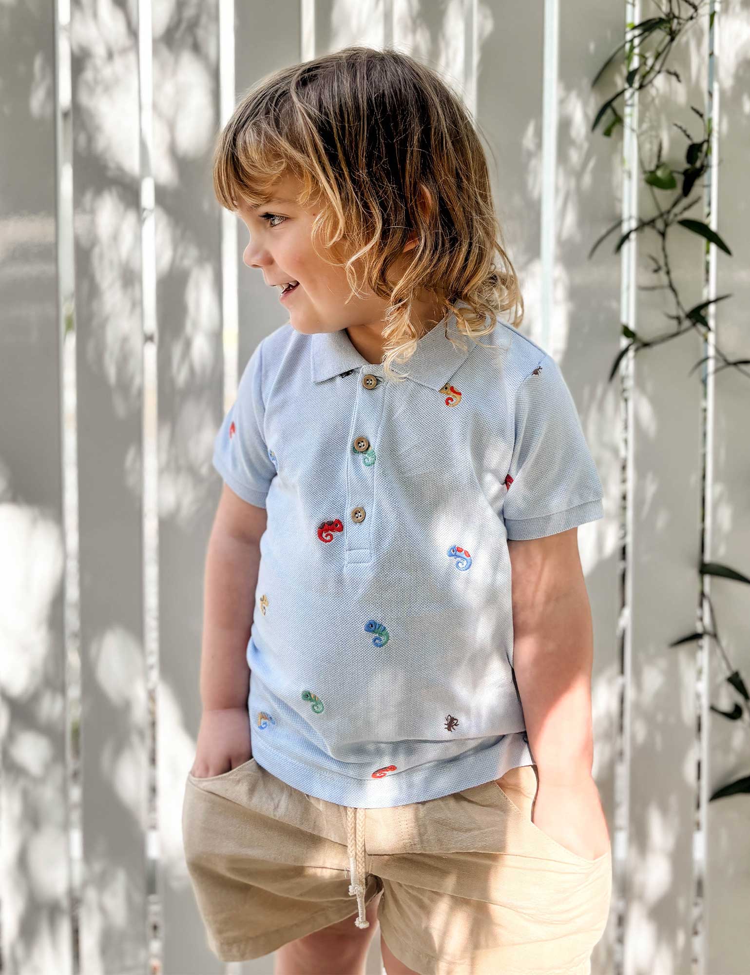 Purebaby Linen Blend Shorts - Burrito