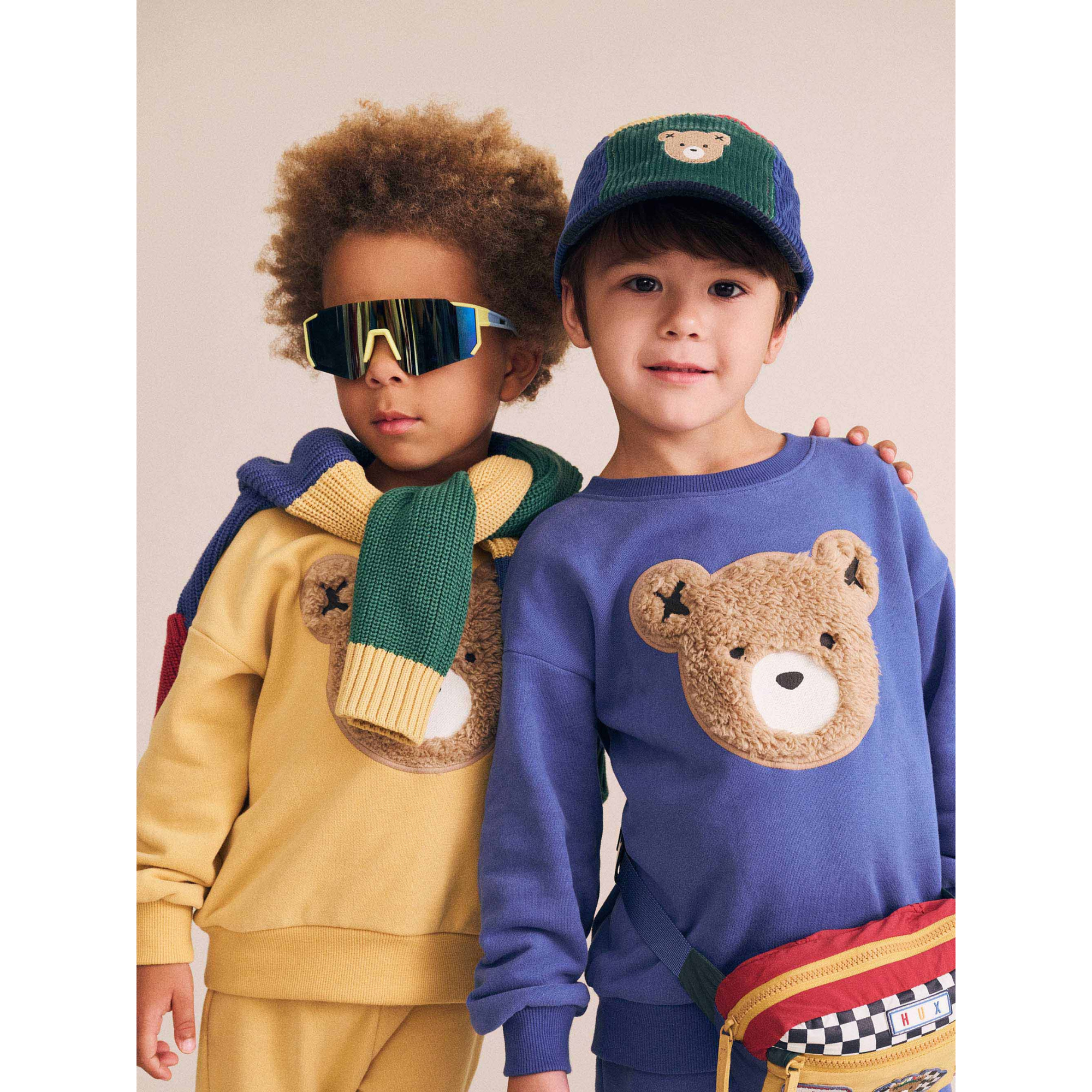 Huxbaby Furry Huxbear Cobalt Sweatshirt