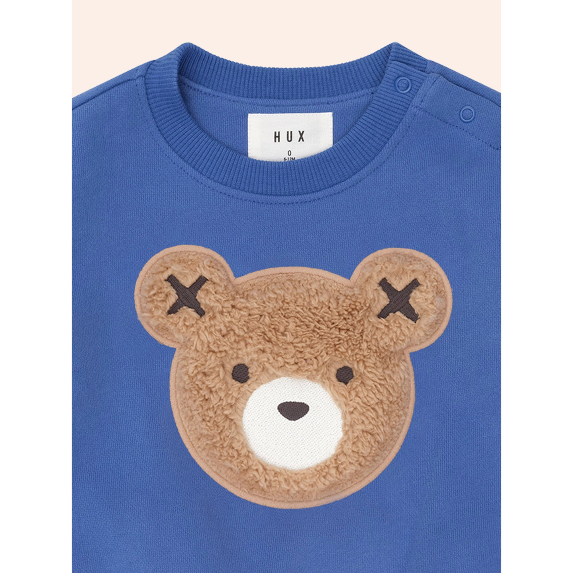 Huxbaby Furry Huxbear Cobalt Sweatshirt