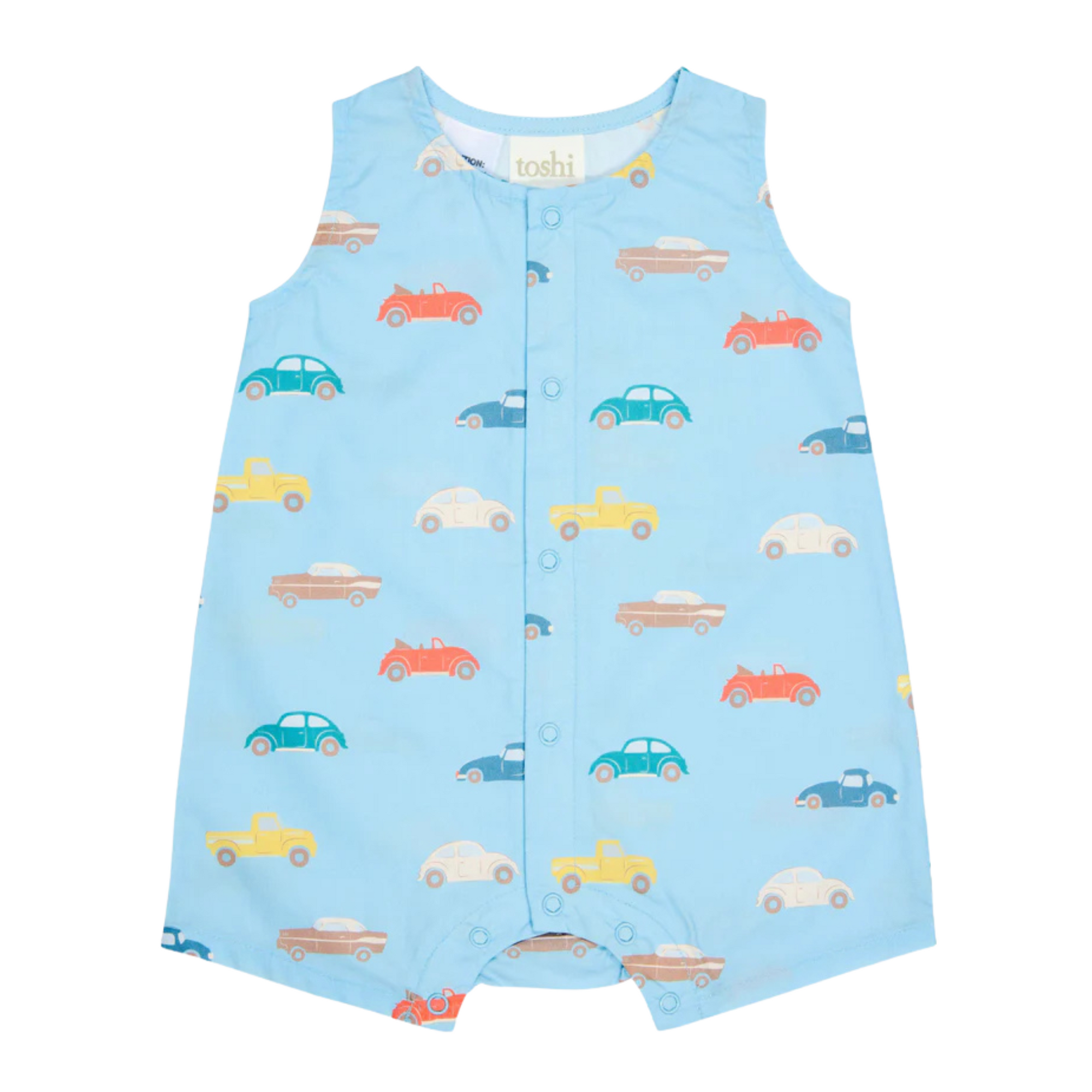 Toshi Romper Banjo - Fast Lane Cyan