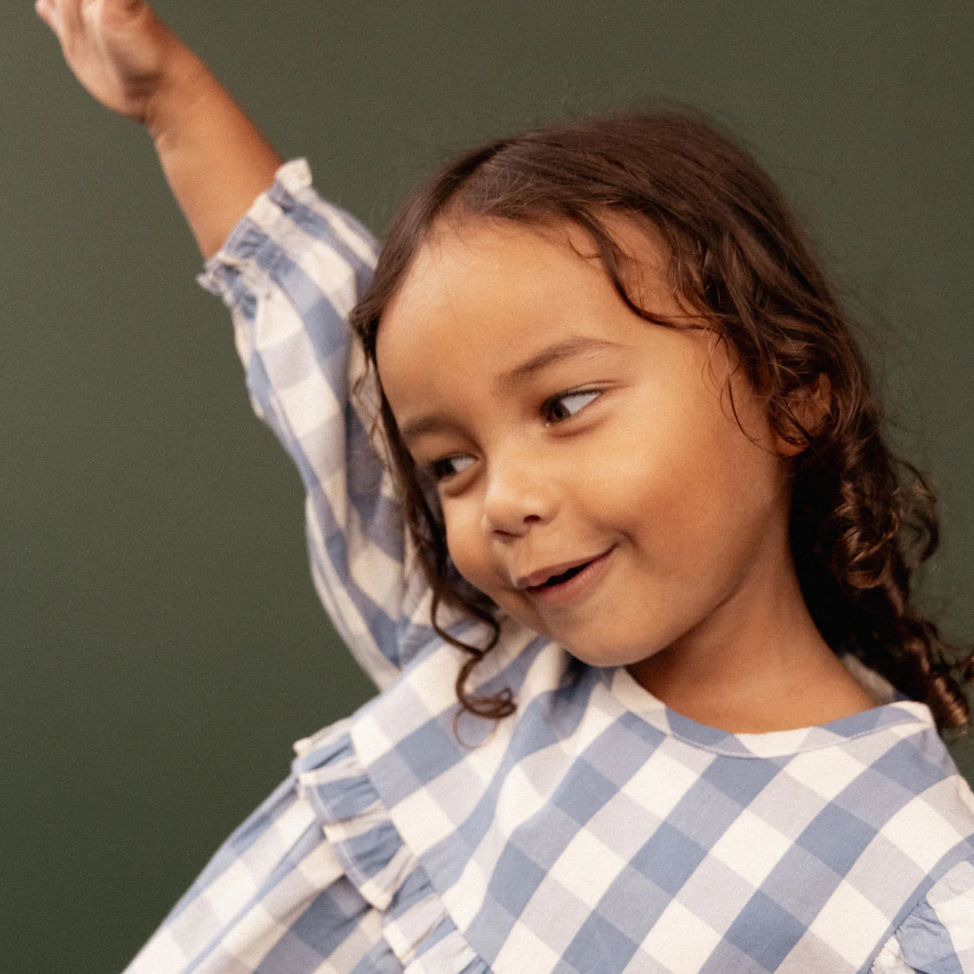 Nature Baby Nora Dress - Bluebelle Check