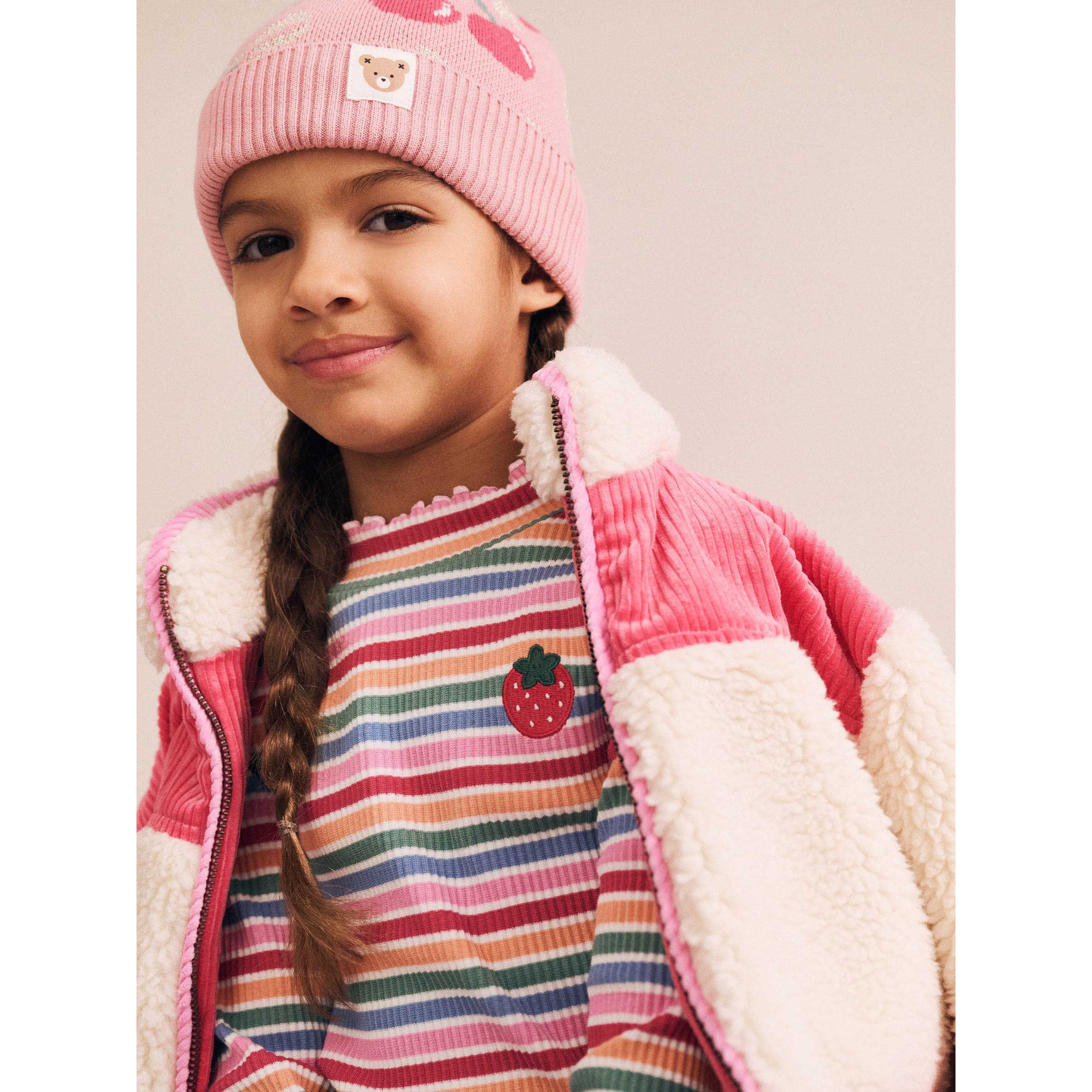 Huxbaby Tutti Frutti Stripe Rib Skivvy