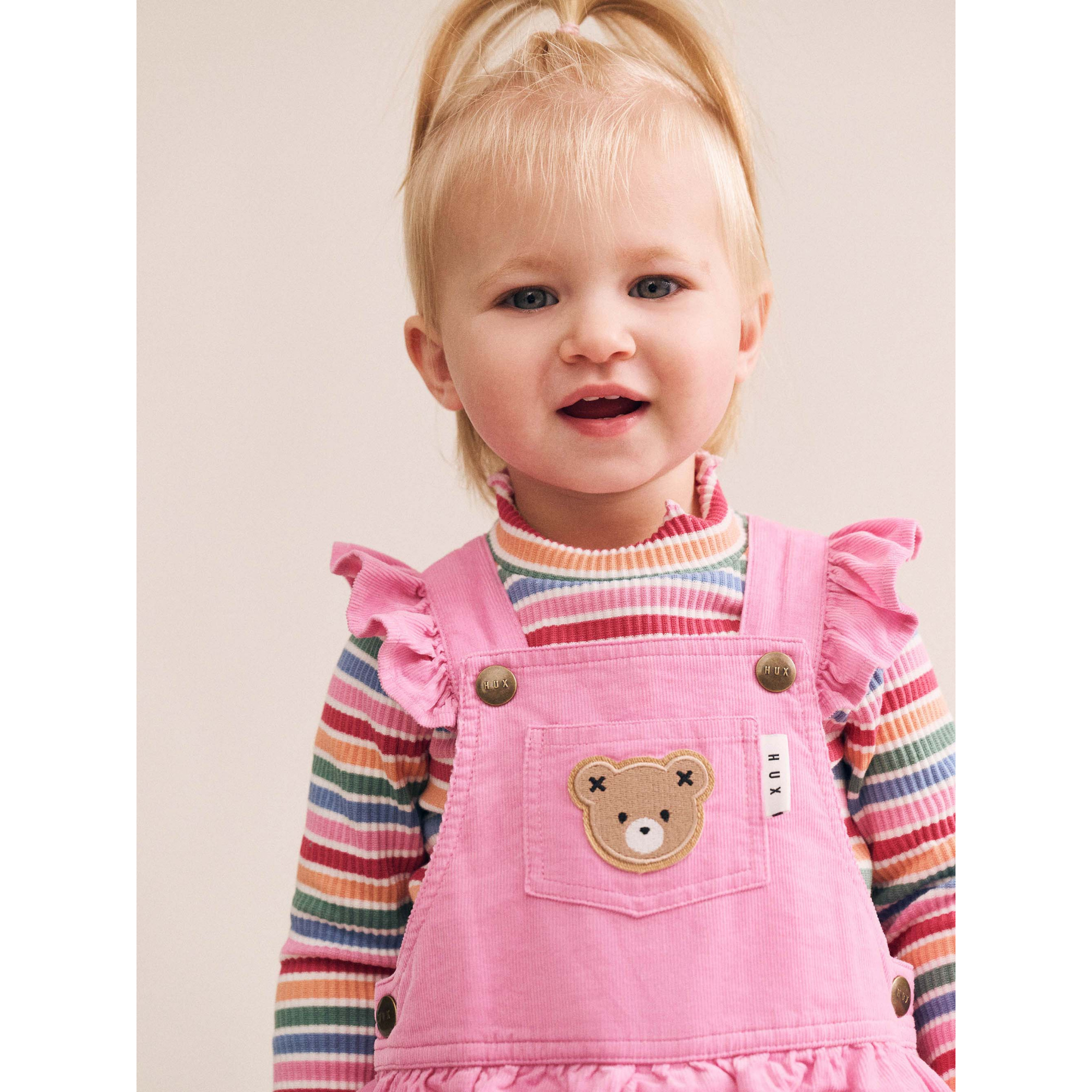 Huxbaby Tutti Frutti Stripe Rib Skivvy