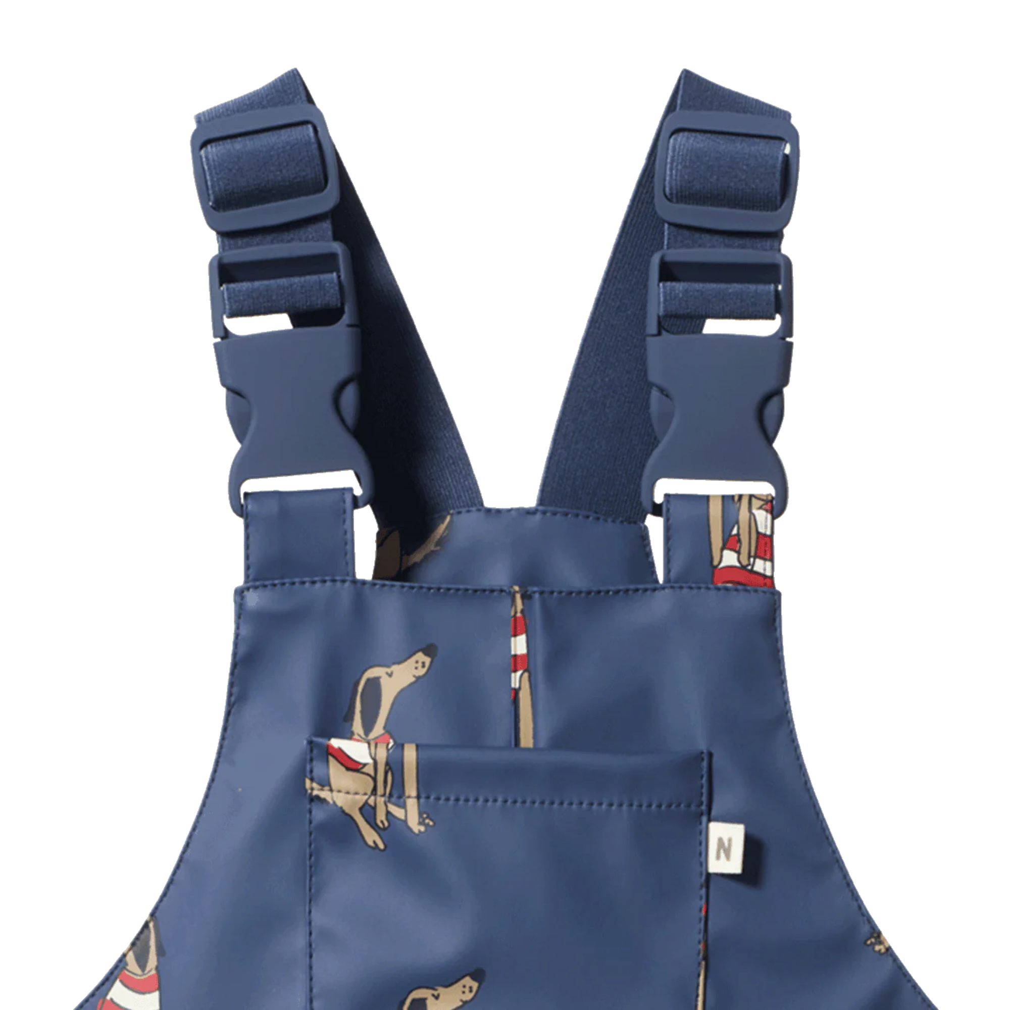 Nature Baby Splash Overalls - Best Friend Indigo Print