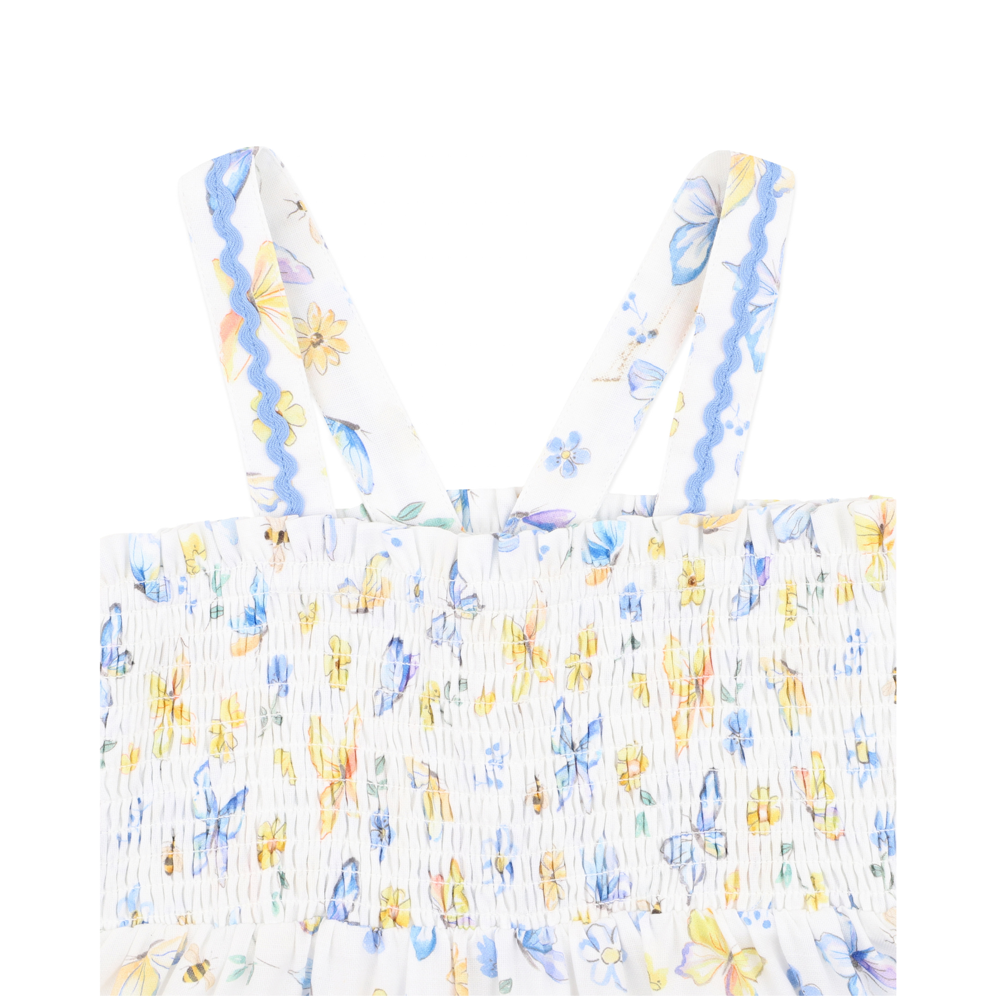 Bébé Libby Tiered Butterfly Dress - Butterfly Print