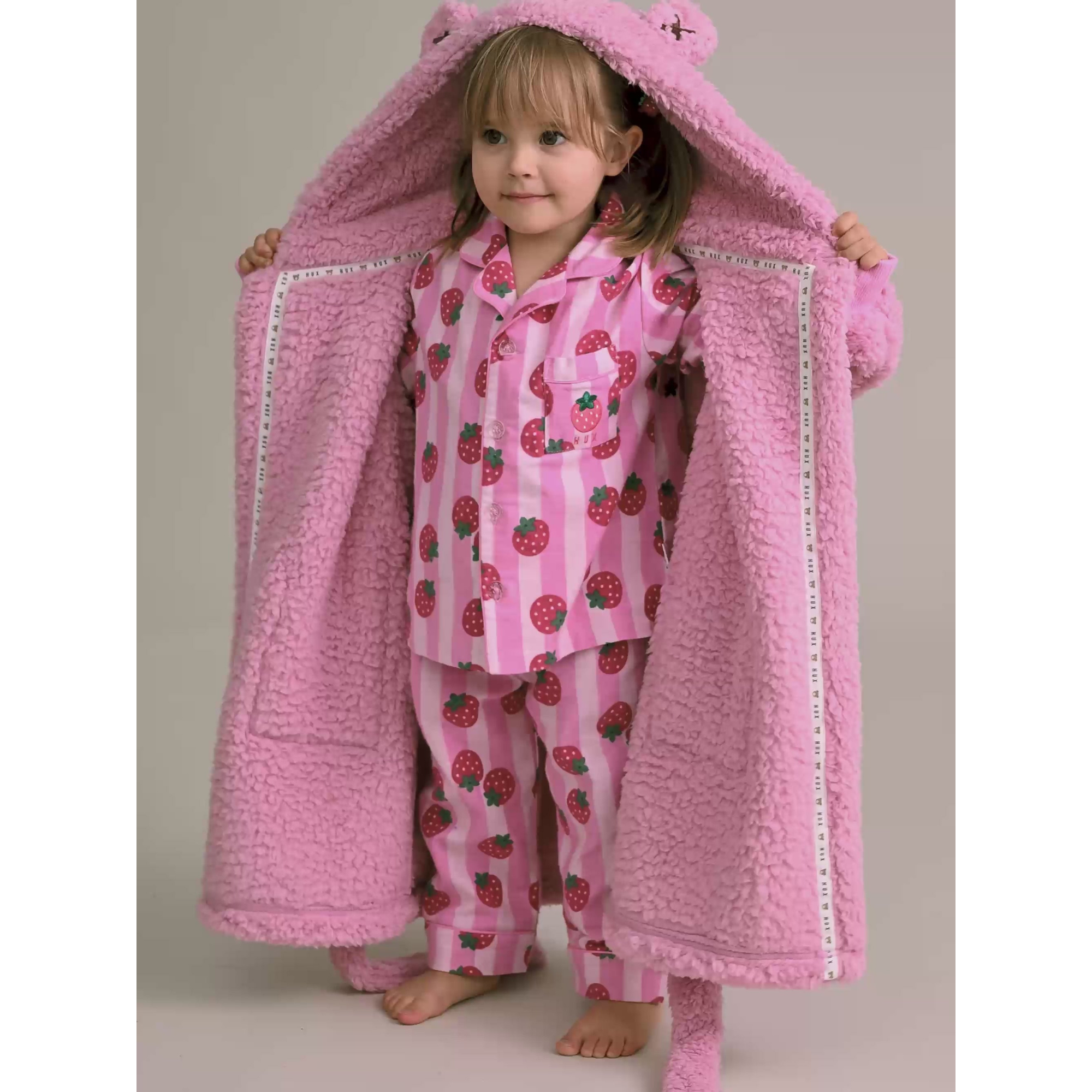 Huxbaby Strawberry Fields Forever Snuggle Gown