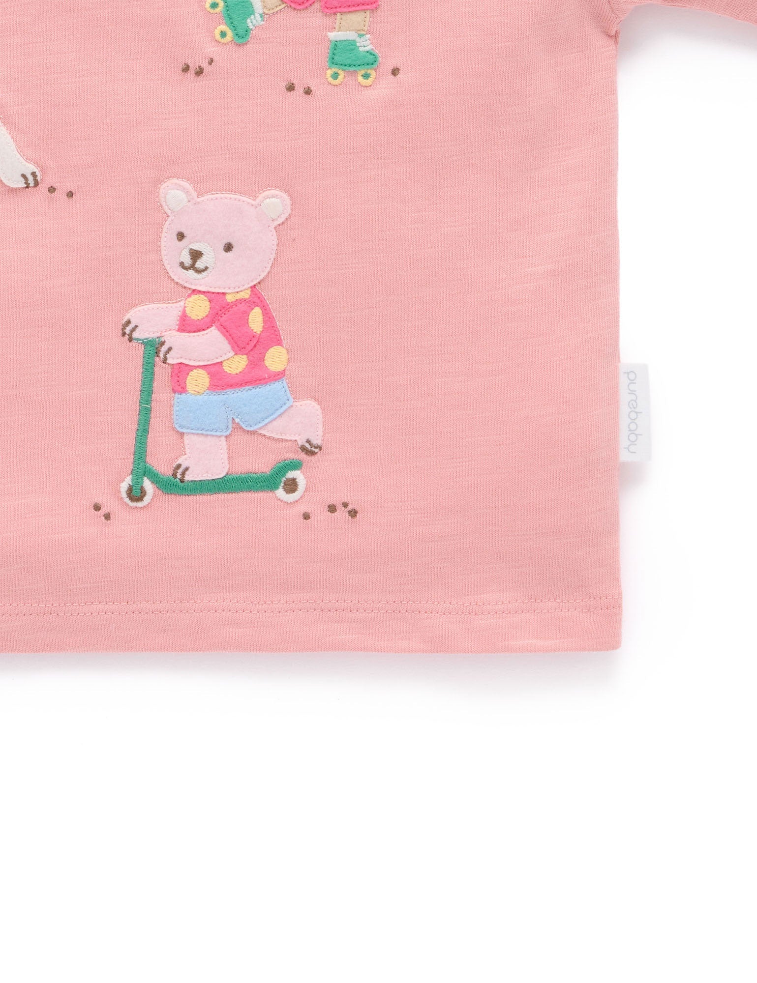 Purebaby Friendship Relaxed Tee - Papaya