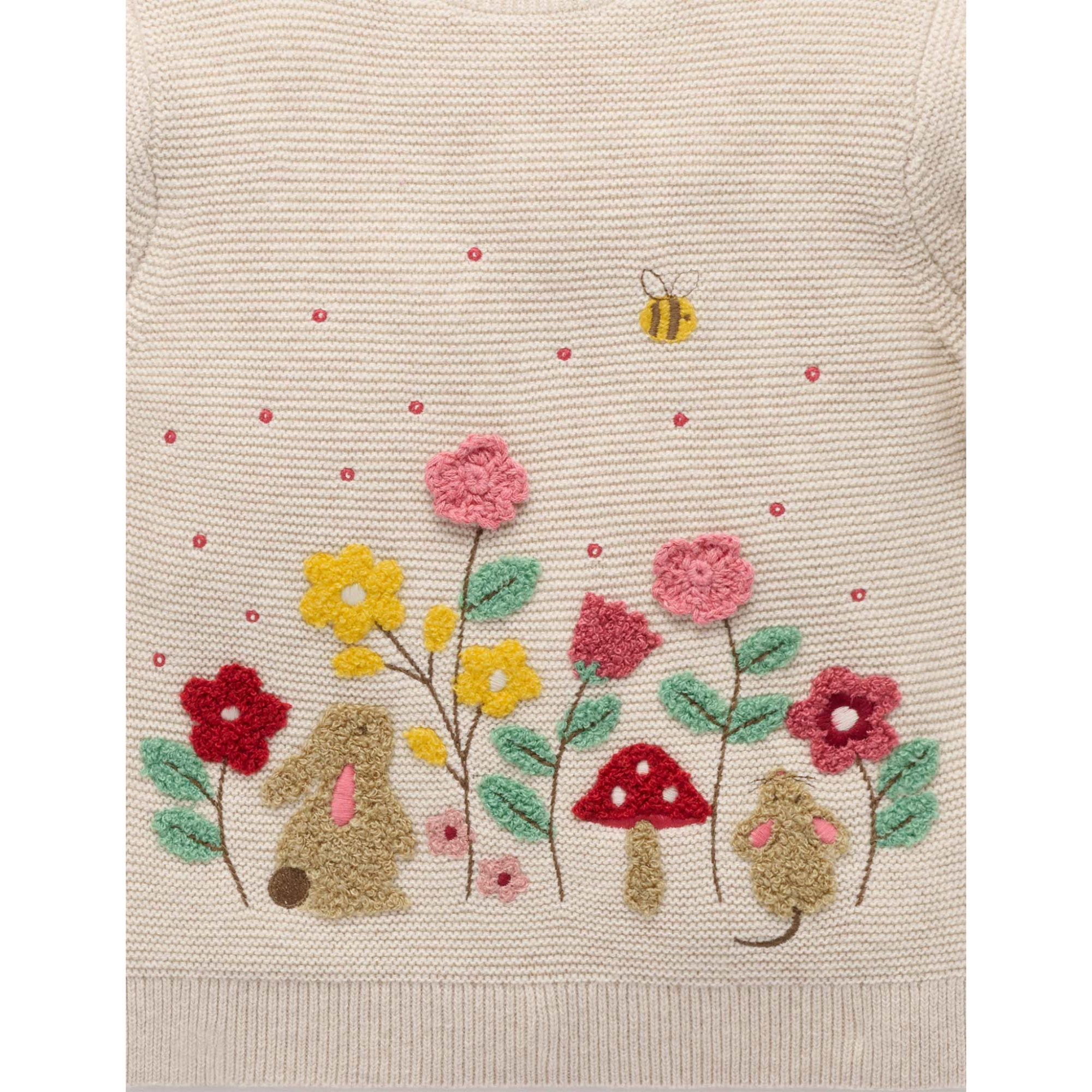 Purebaby Woodland Jumper - Wheat Melange