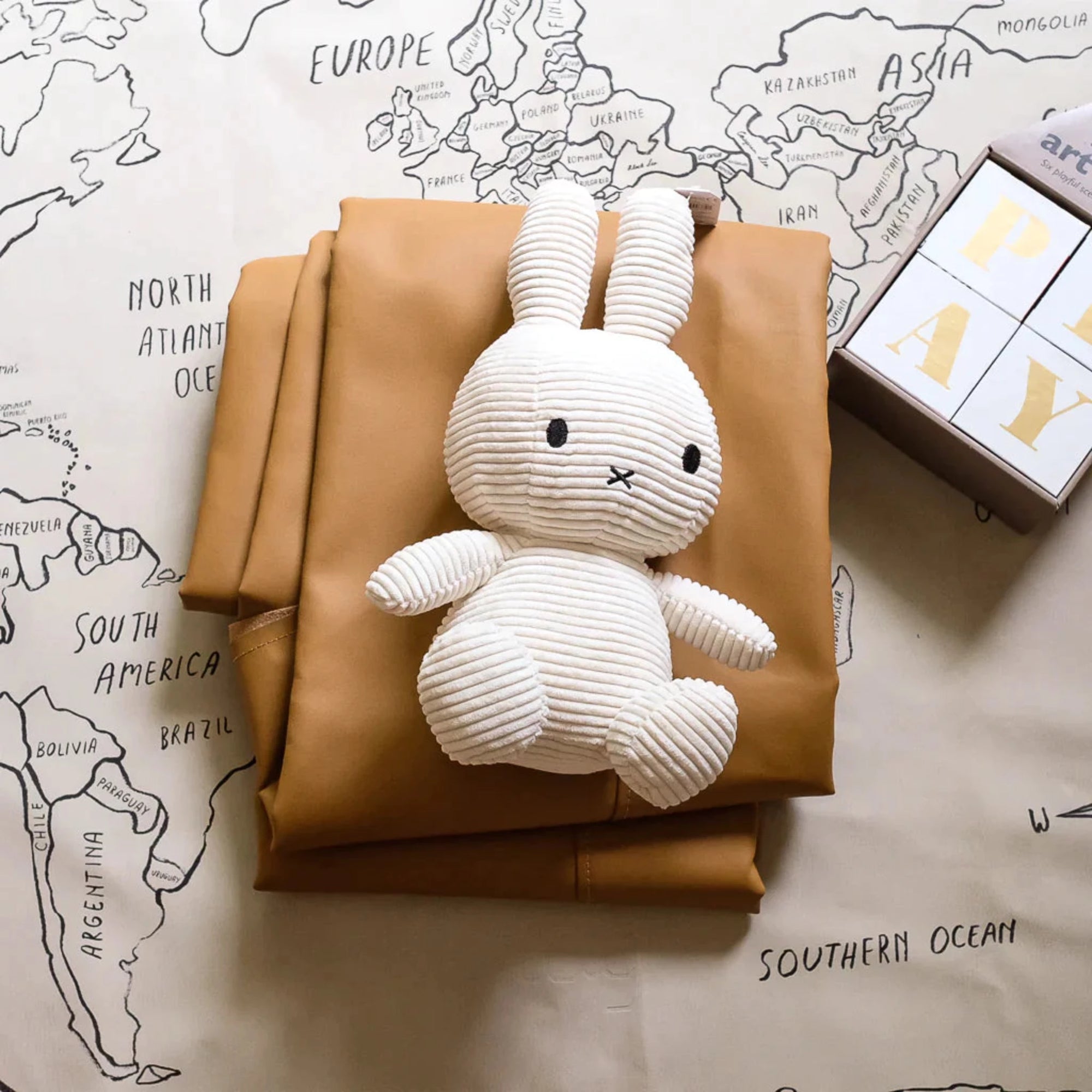 Miffy Sitting Corduroy Off White