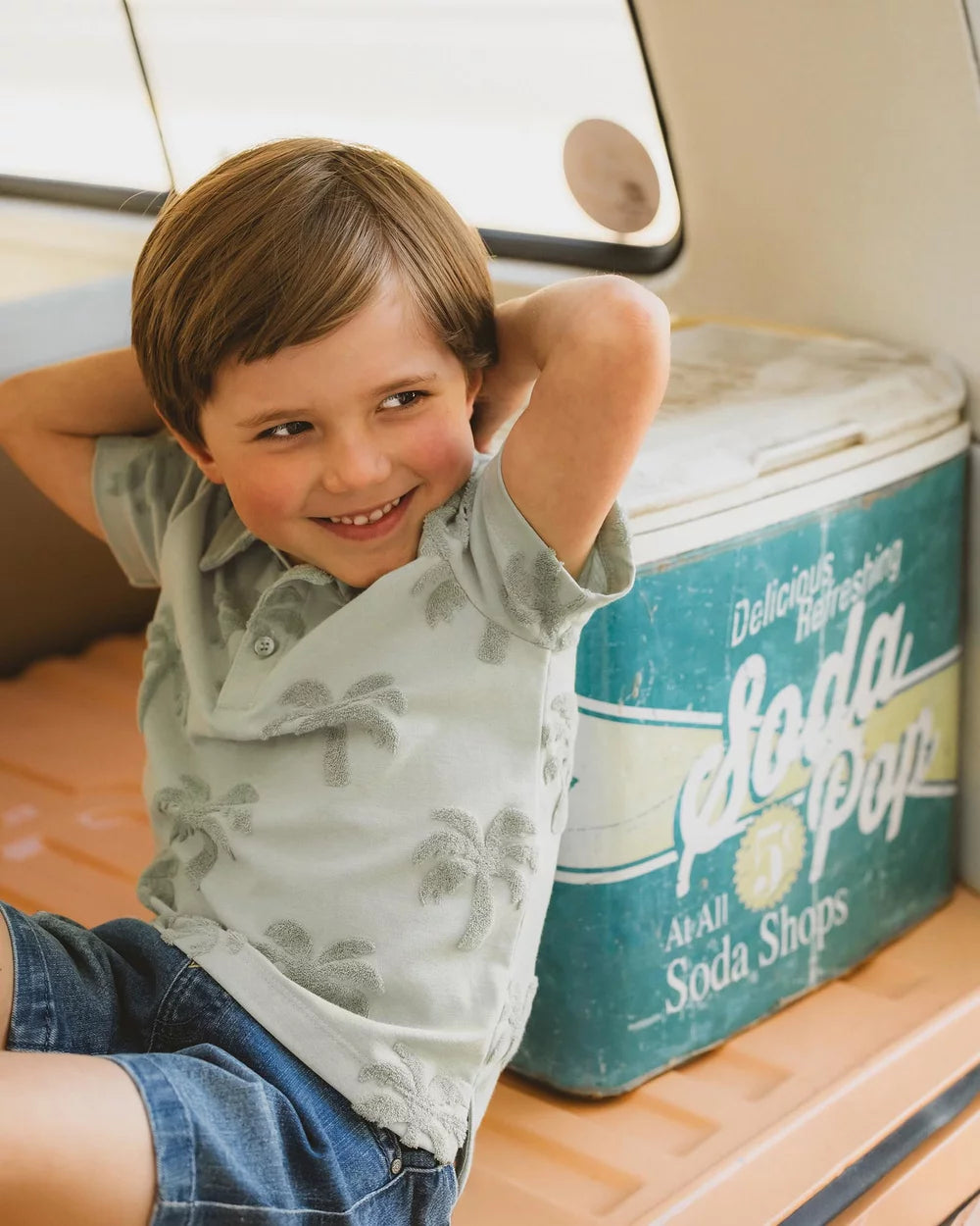 Bebe Ivan Tropical Trees Polo