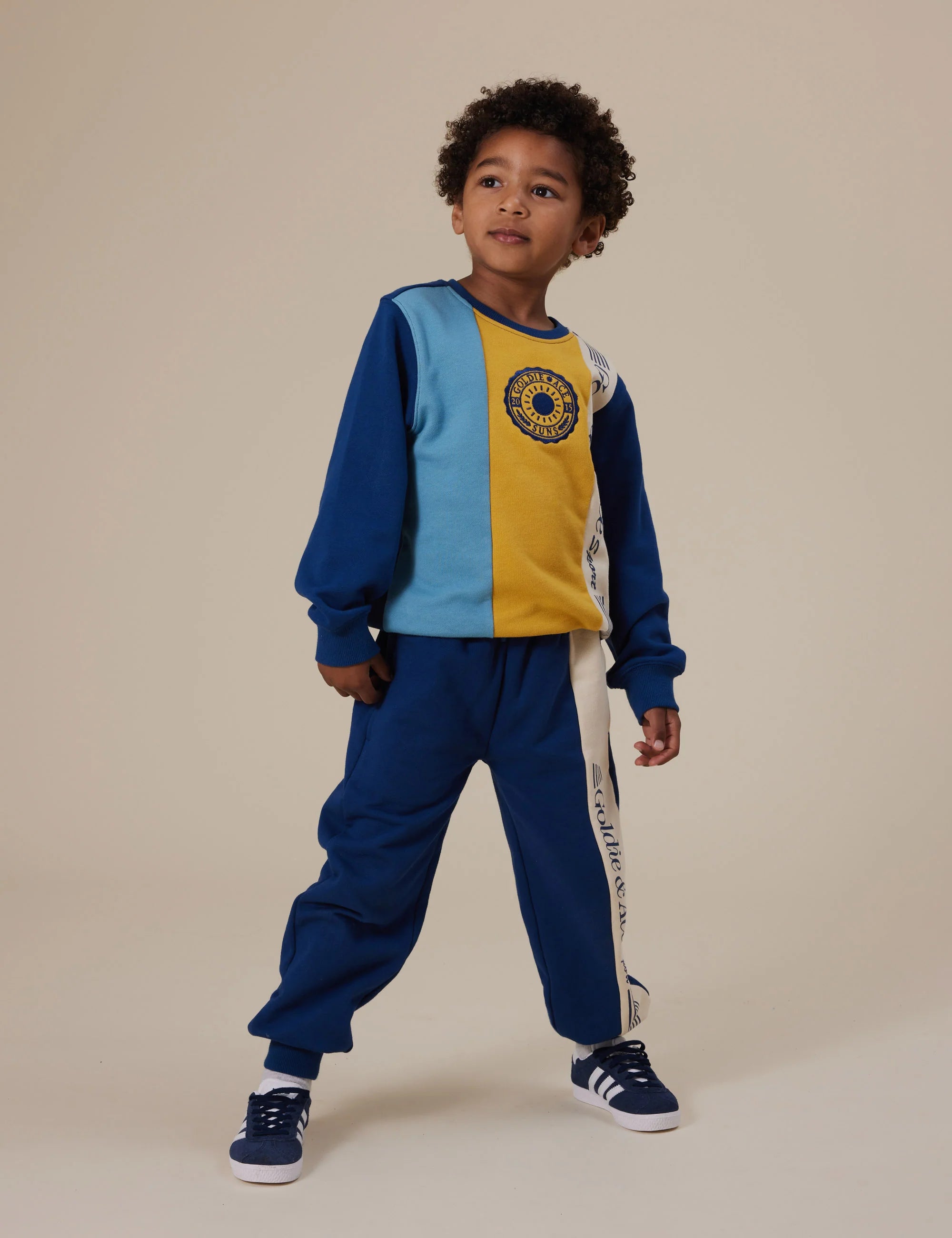 Goldie and Ace Sports Day Terry Sweater Navy