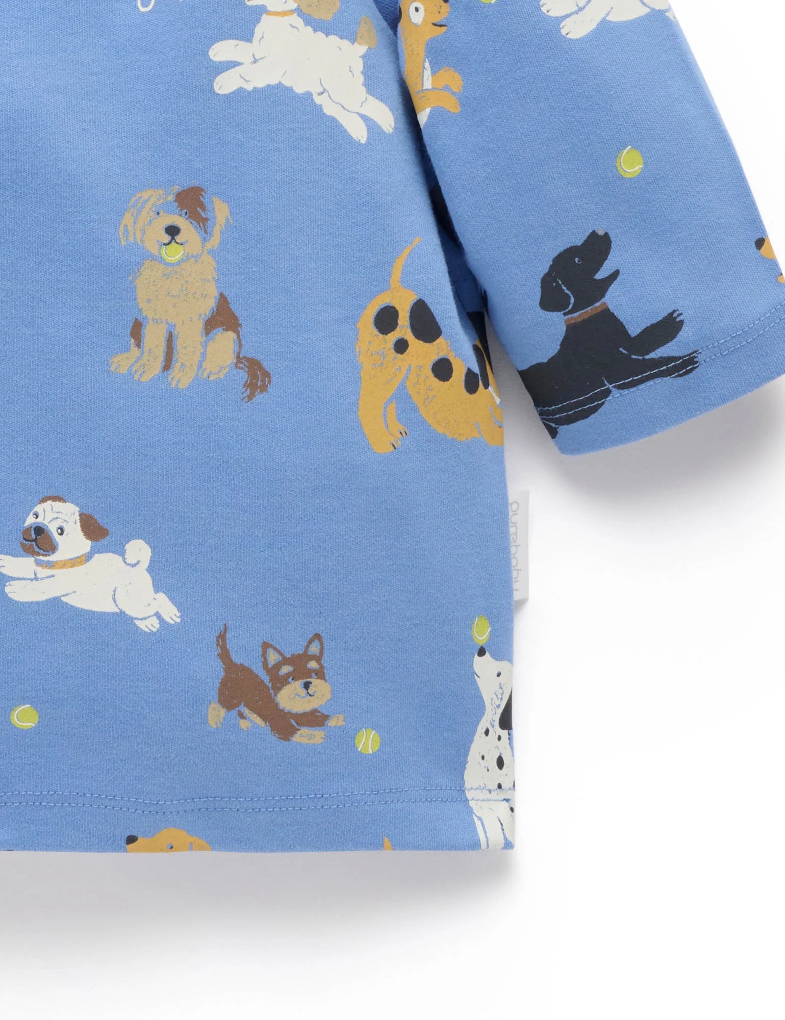 Doggy Thick Long Sleeve Tee - Chasing Balls
