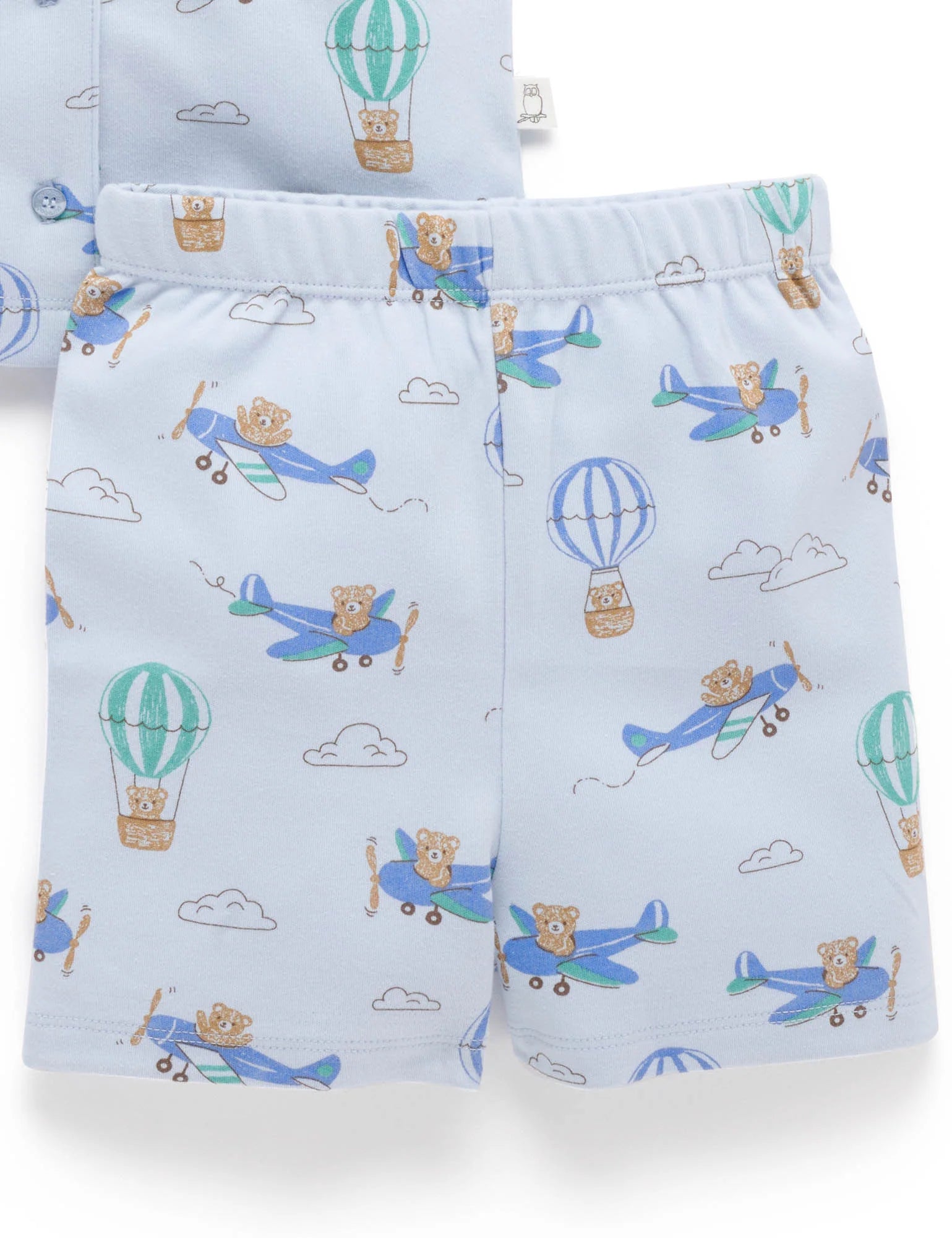 Skies The Limit Button Up PJ Set