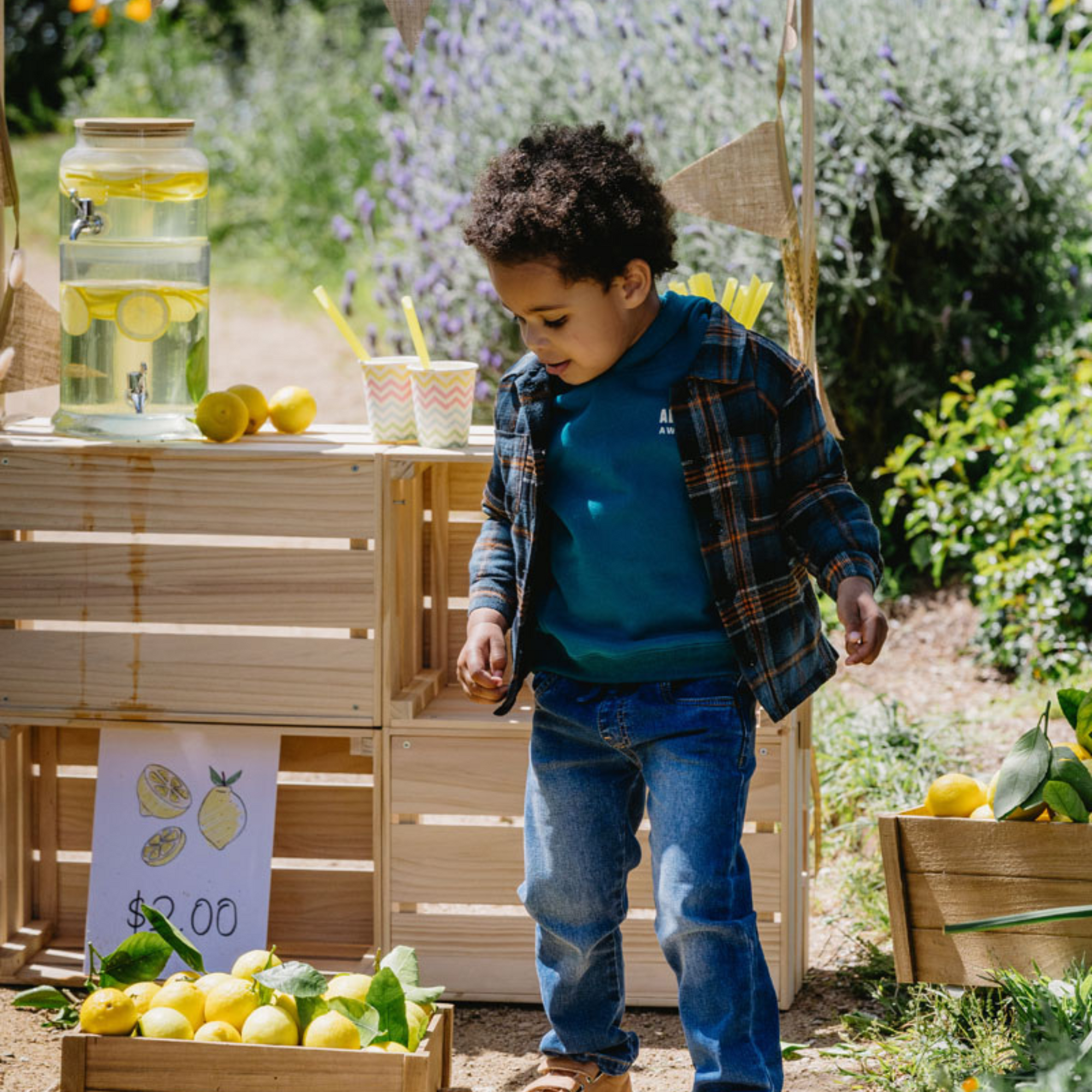 Fox & Finch Boys Check Shacket