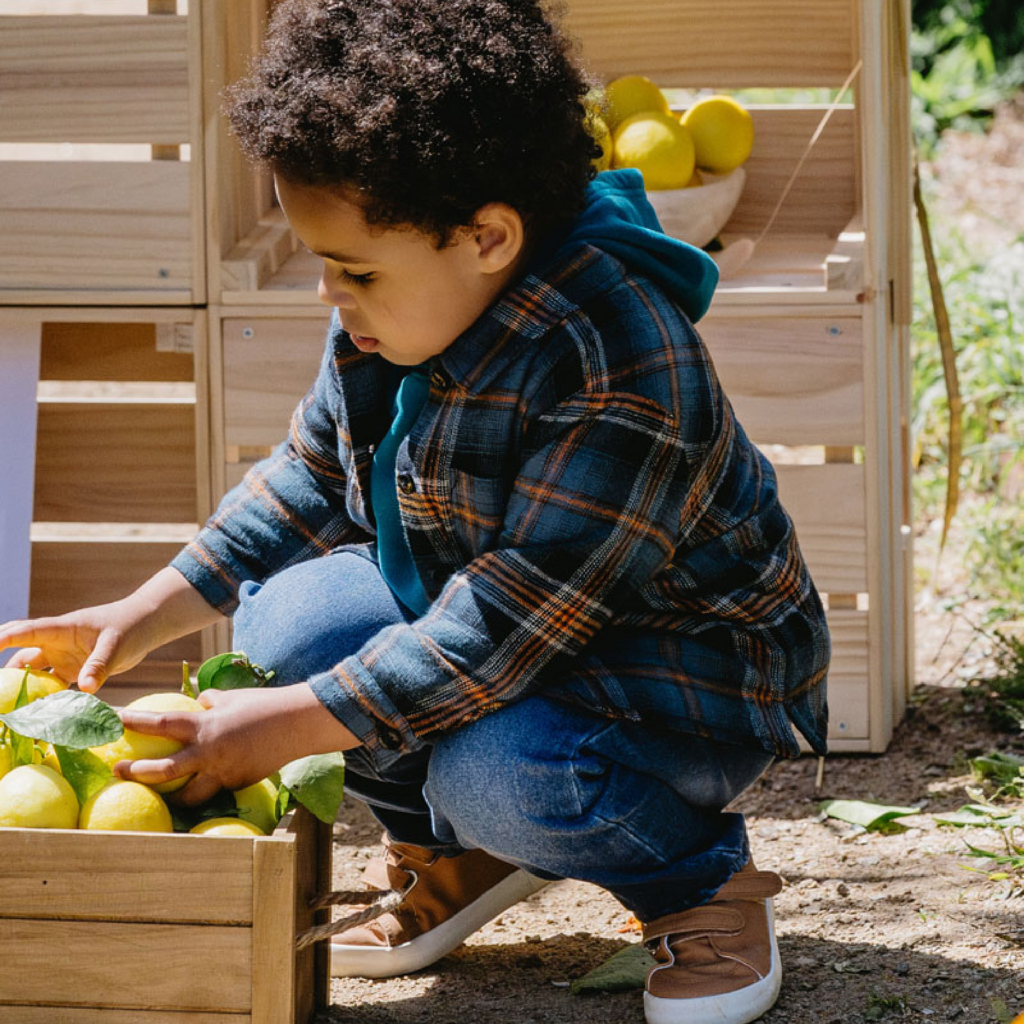 Fox & Finch Boys Check Shacket