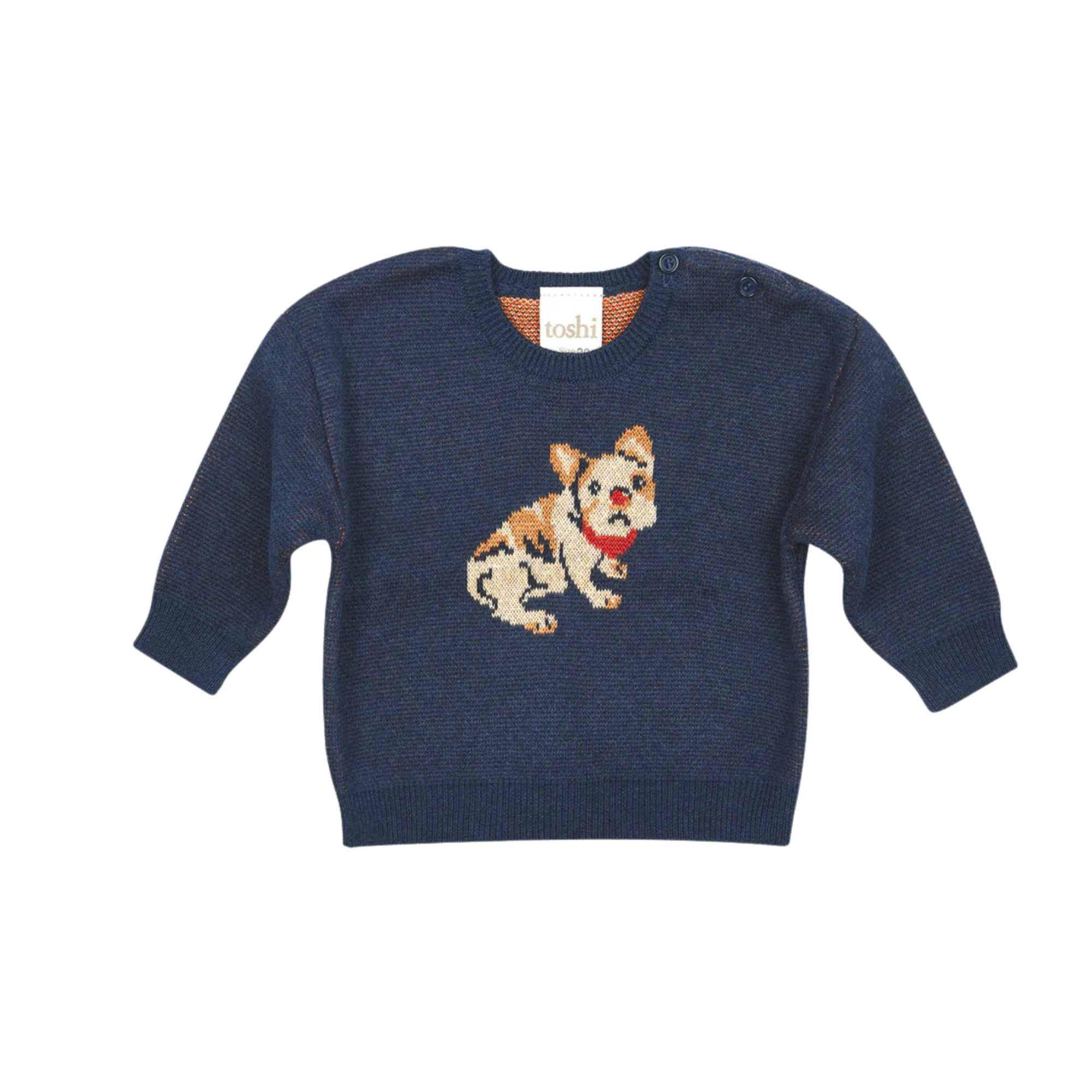 Toshi Organic Pullover Storytime - Frenchie