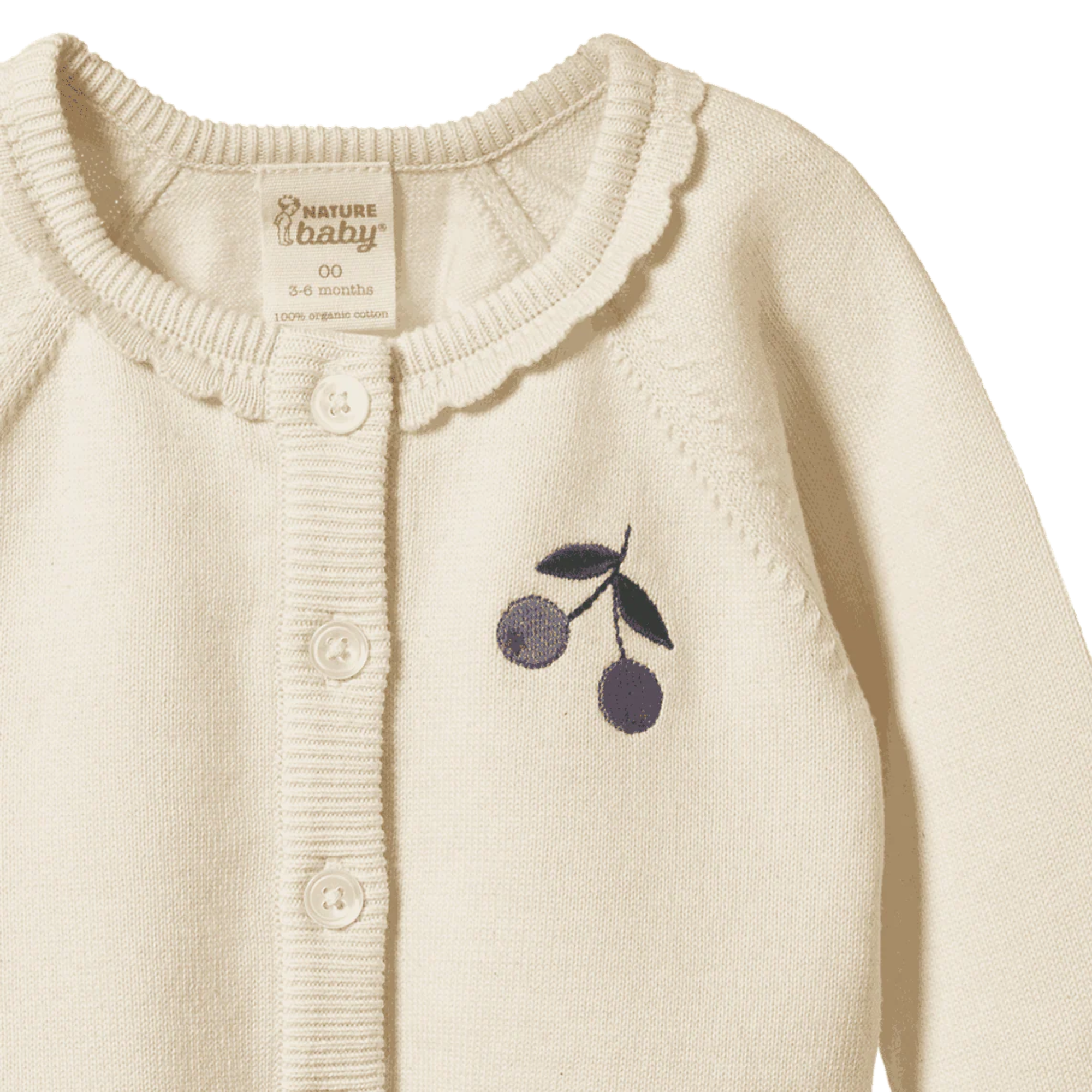 Nature Baby Piper Cardigan - Winter Berry