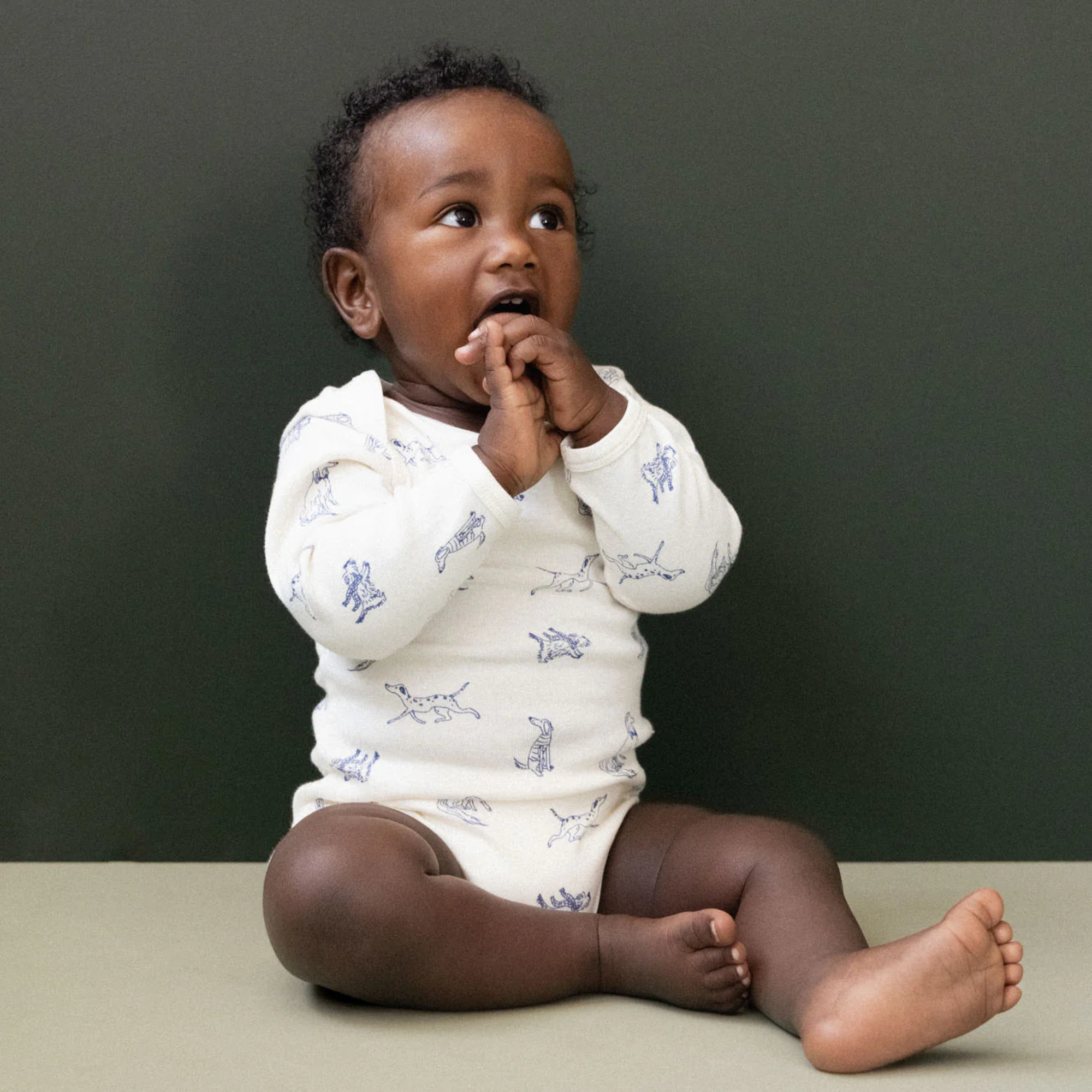 Nature Baby Long Sleeve Bodysuit - Lucky Print