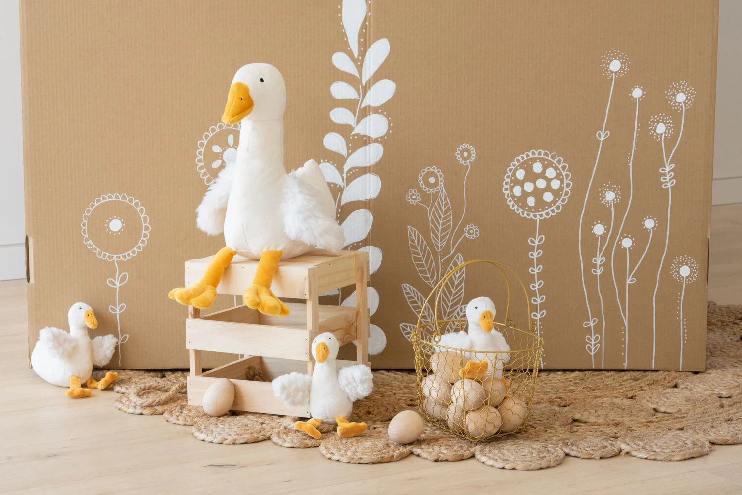 Nana Huchy Snowy the Goose Rattle