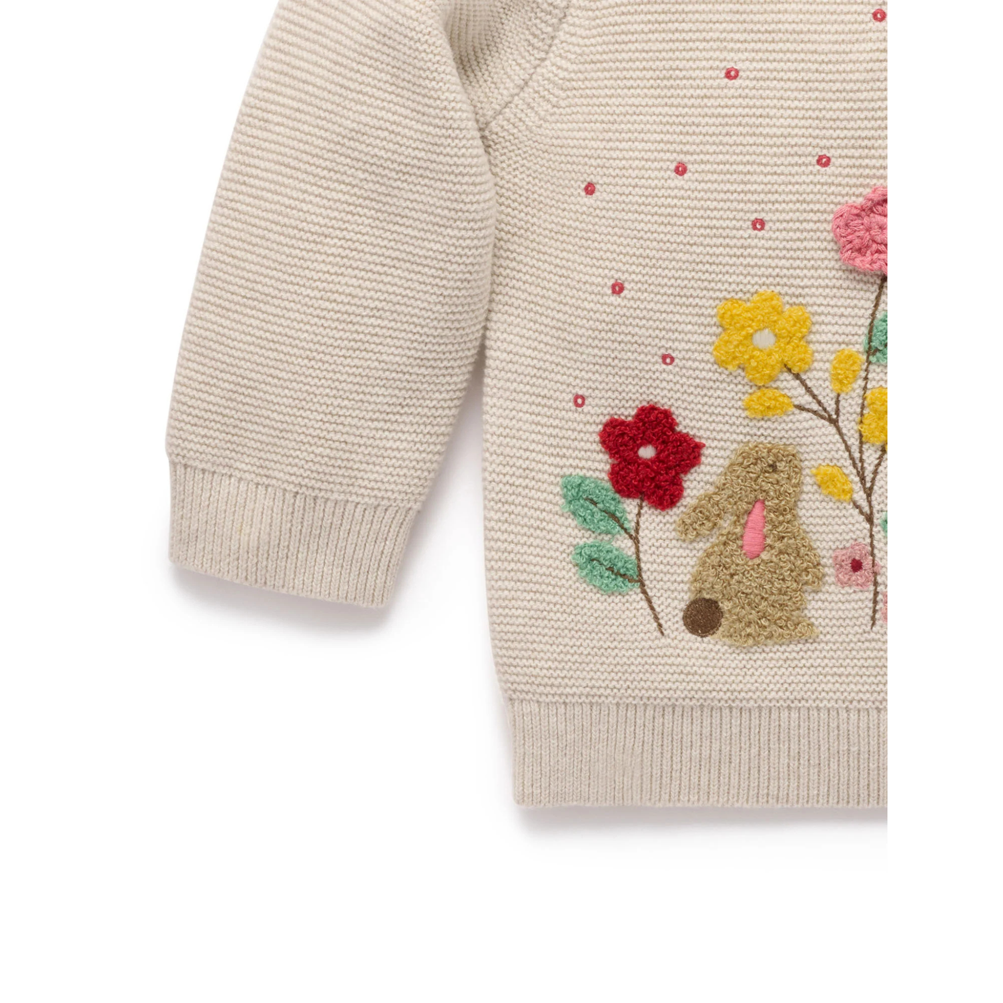 Purebaby Woodland Jumper - Wheat Melange