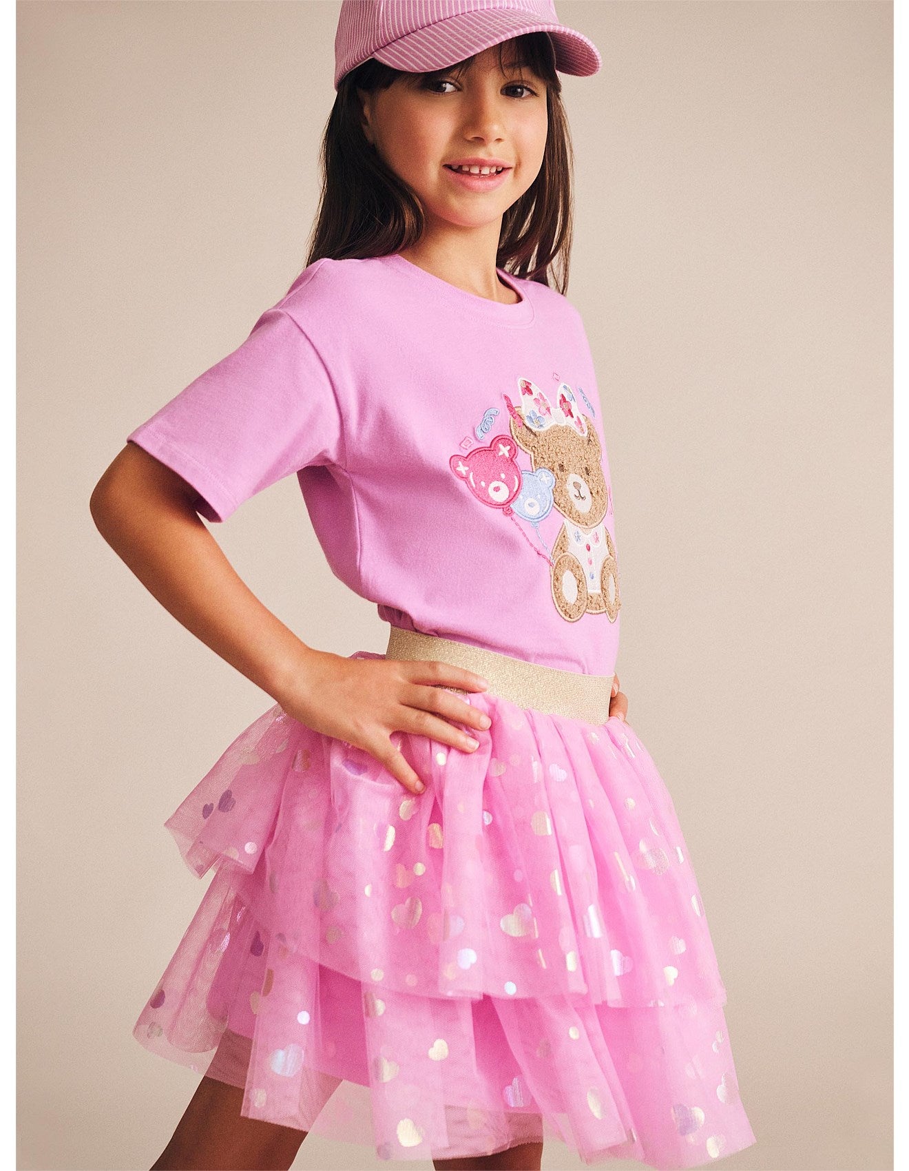 Huxbaby - Party Hearts Tiered Tulle Skirt