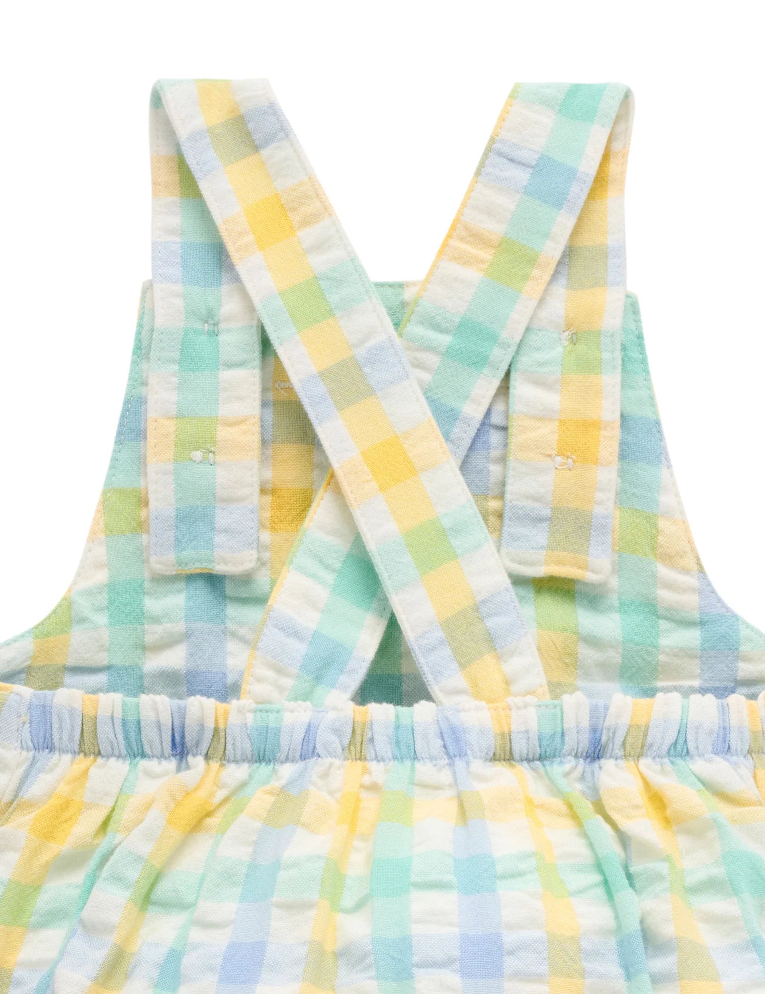 Purebaby Check Overalls