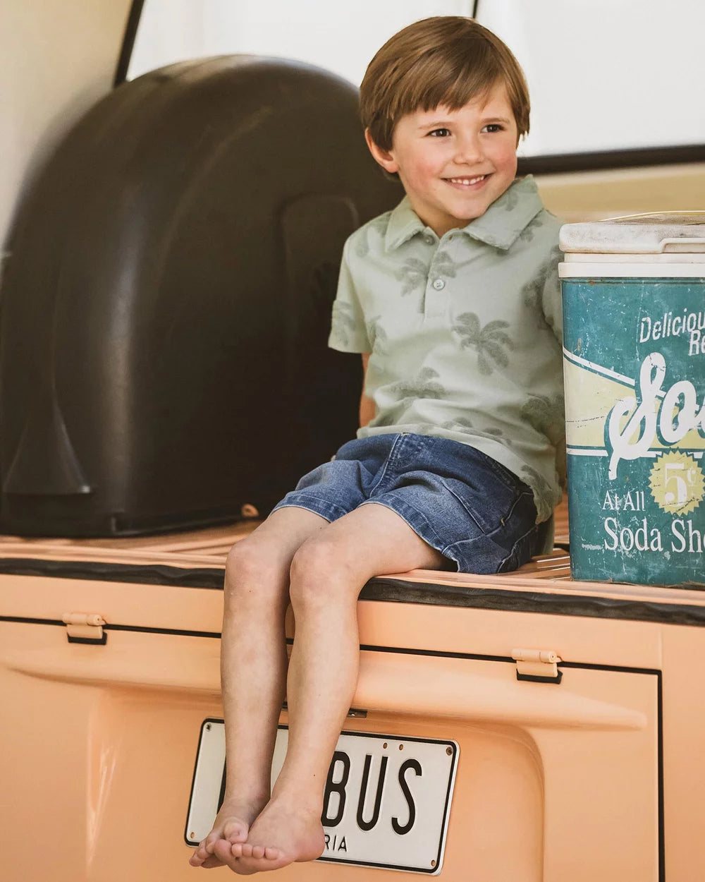 Bebe Ivan Tropical Trees Polo