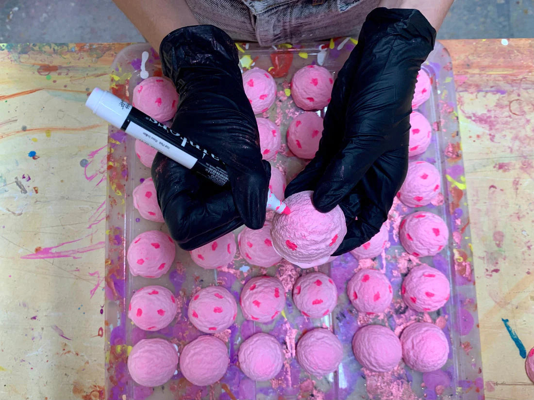 Nina's Neapolitan Ice Cream Cone Sidewalk Chalk