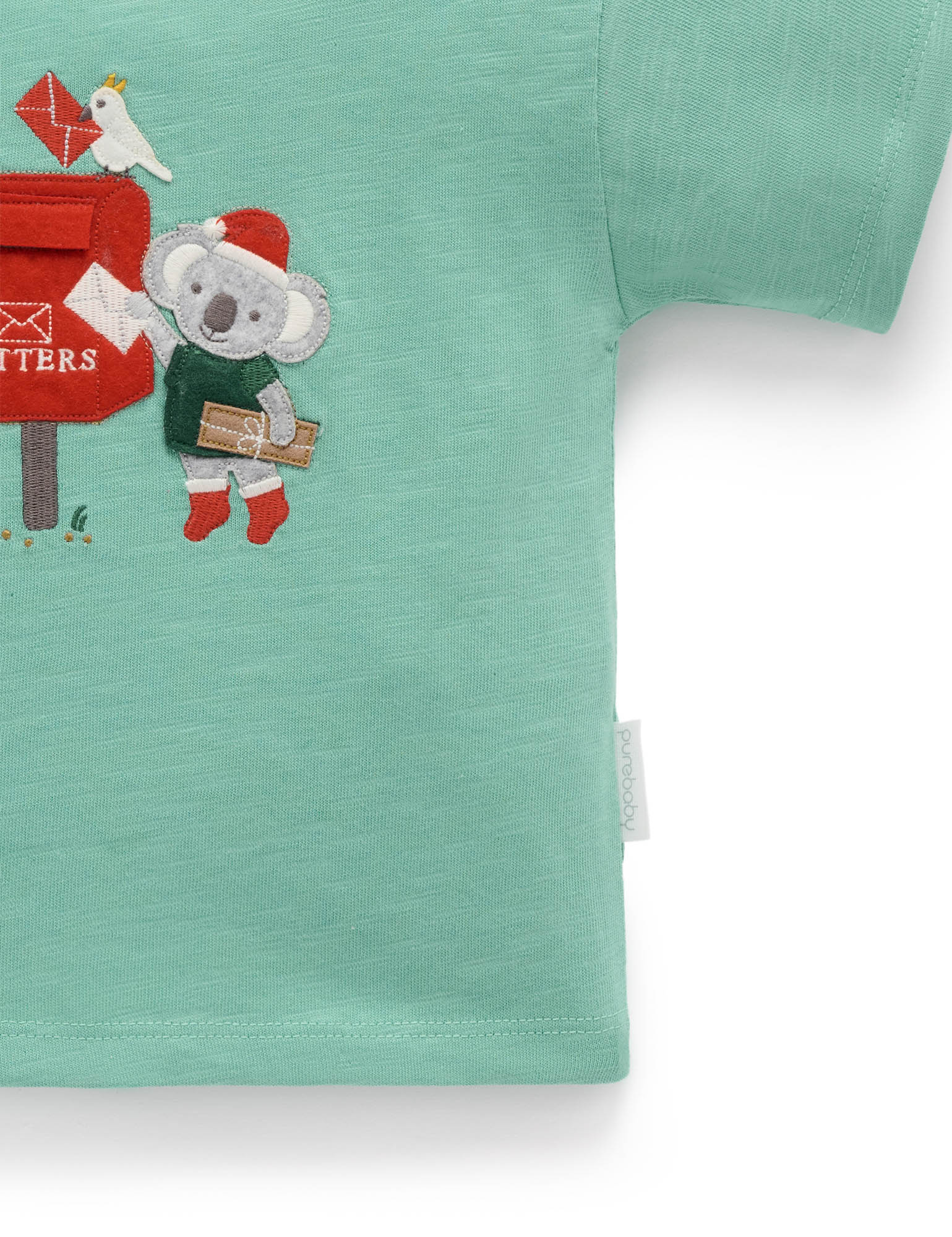 Purebaby Christmas Letterbox Tee