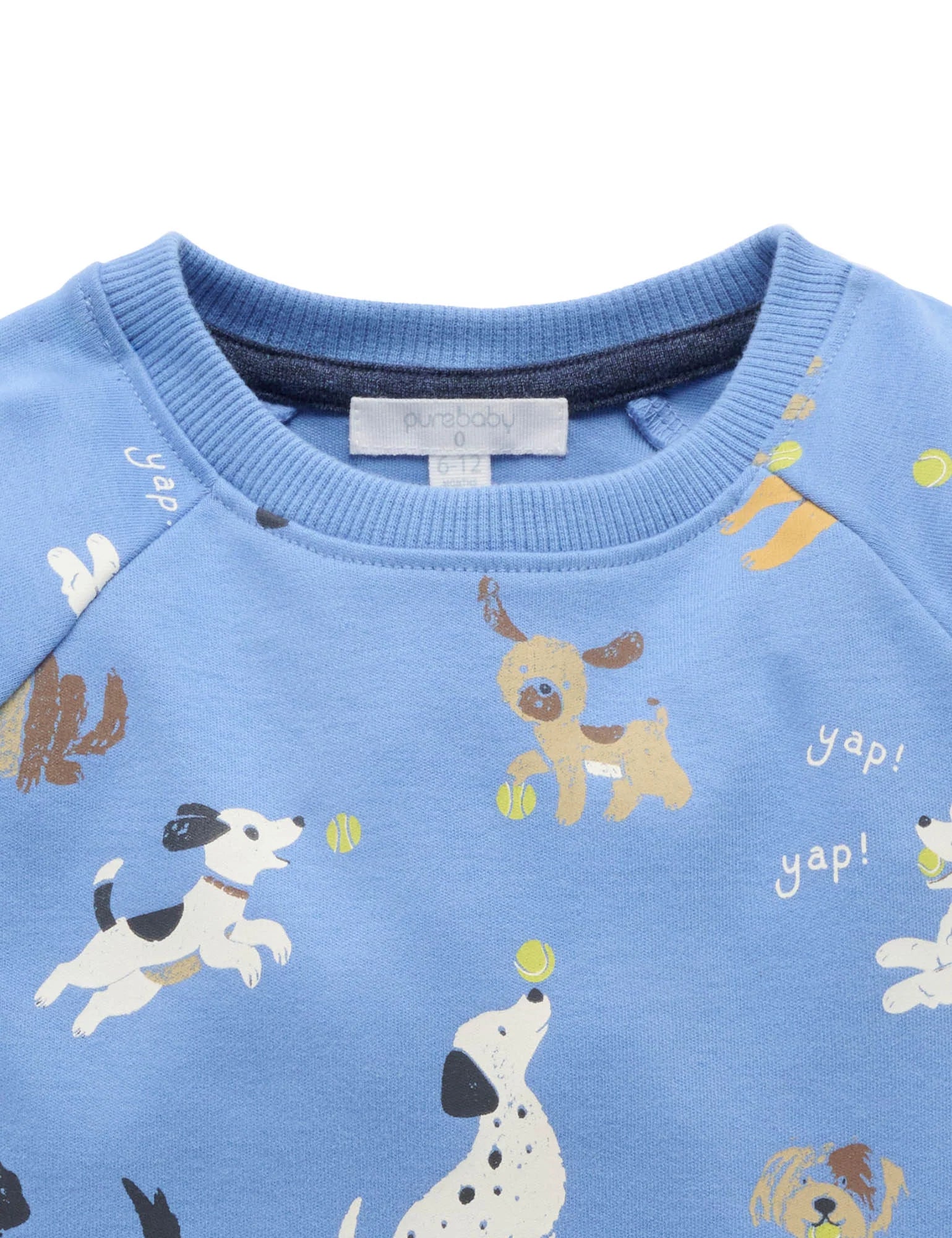 Doggy Thick Long Sleeve Tee - Chasing Balls