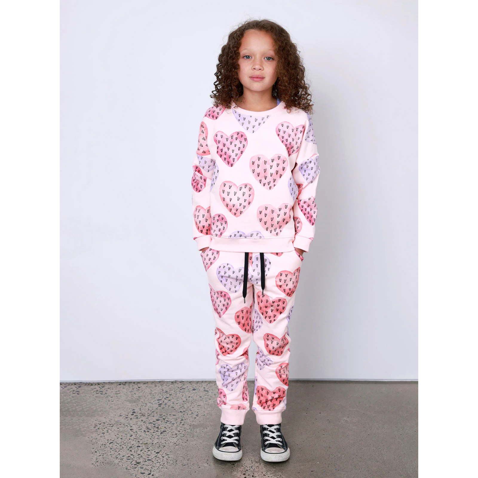 Minti Hearts On Hearts Furry Trackies - Ballet