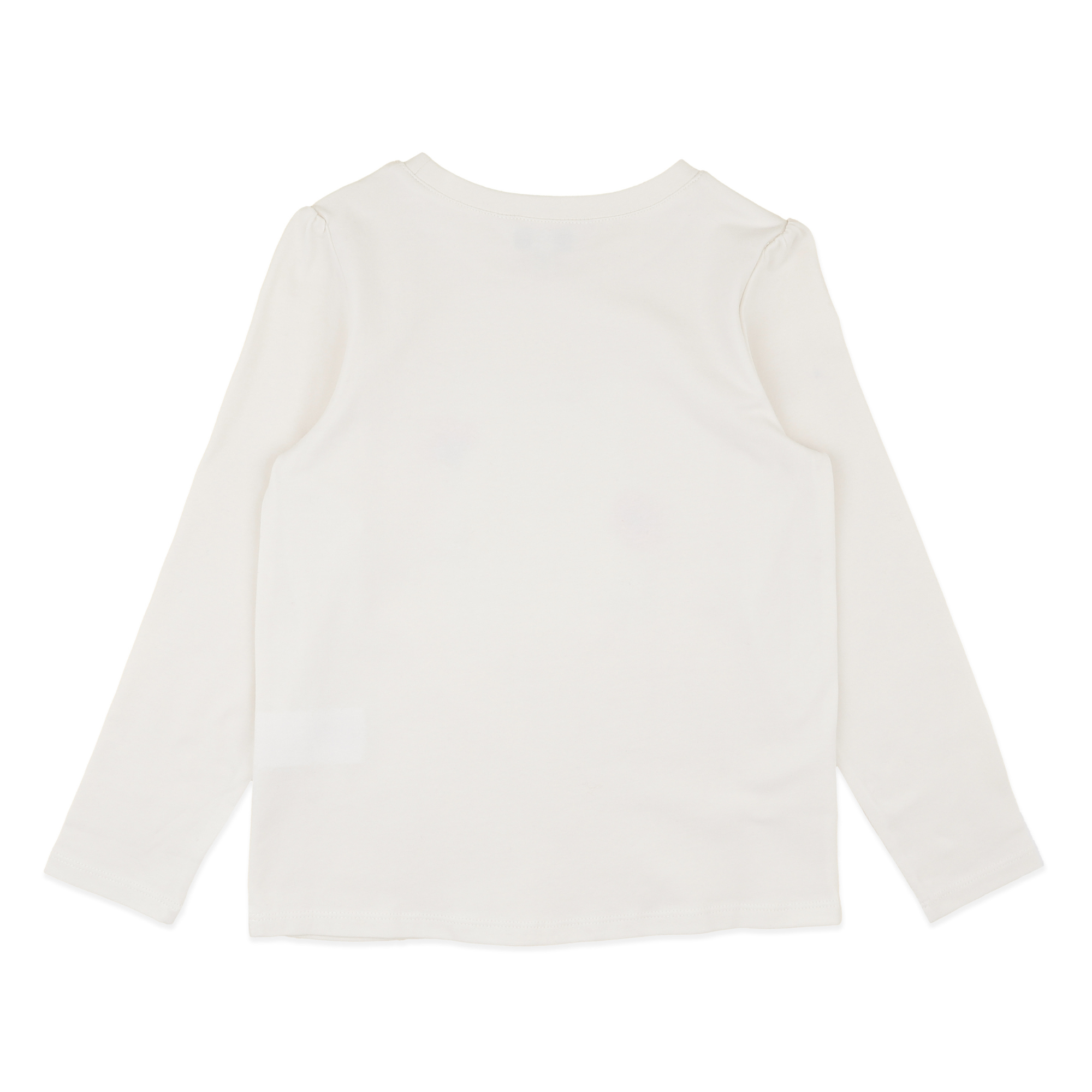 Bebe Fern Kitten Long Sleeve Tee - Snow