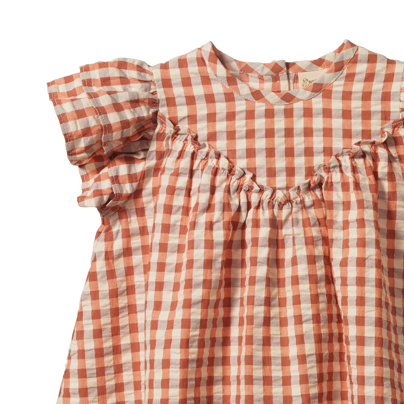 Nature Baby Una Dress - Dandelion Gingham
