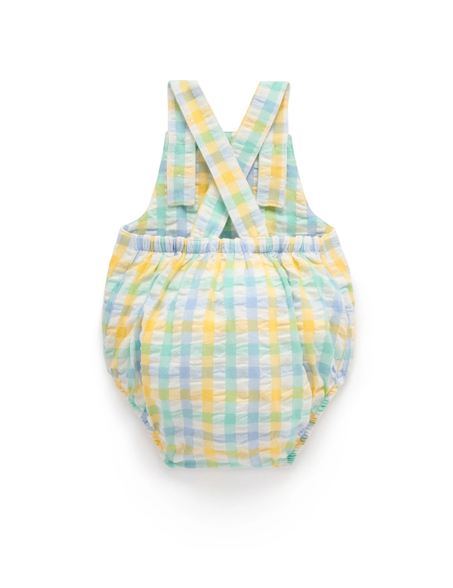 Purebaby Check Overalls