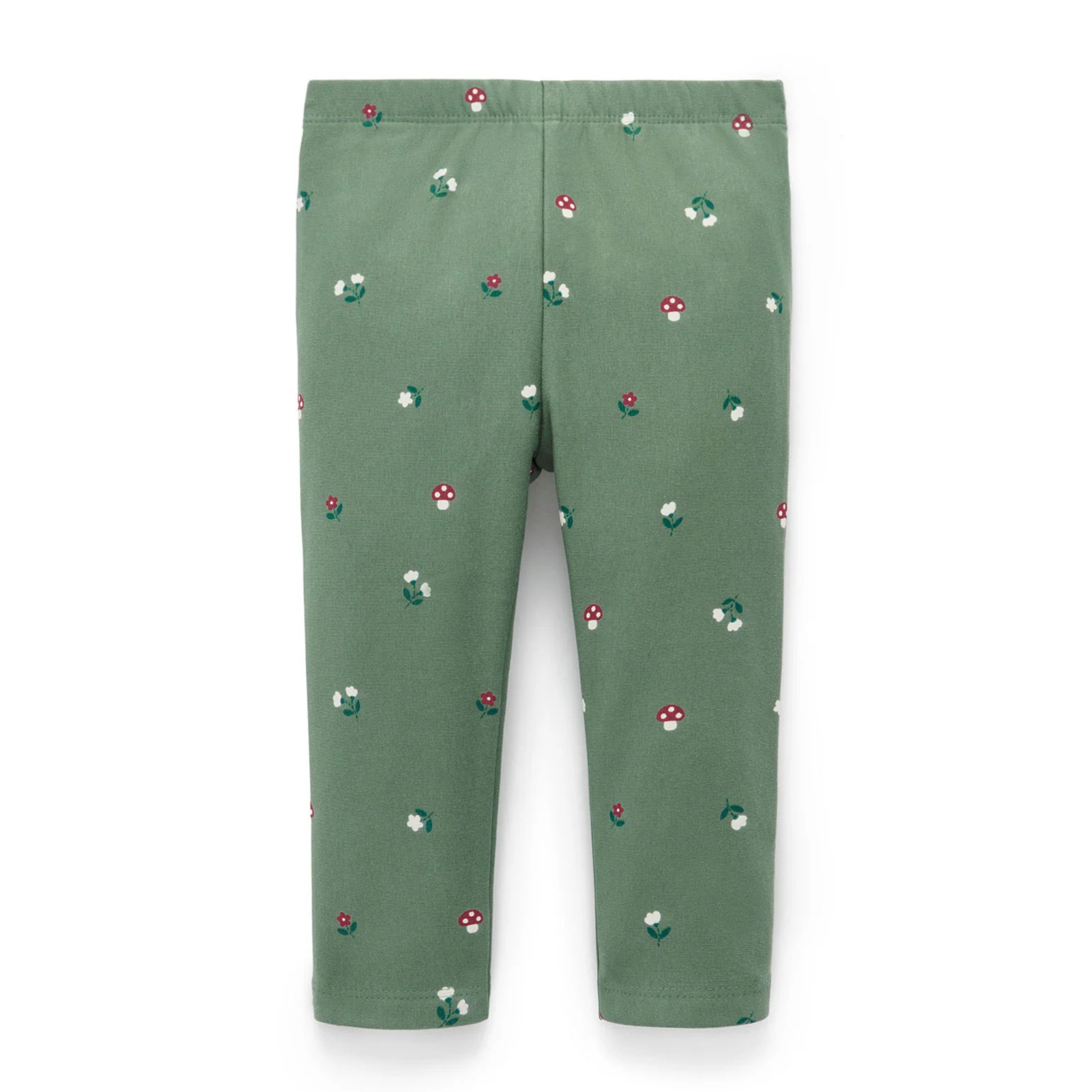Purebaby Thick Leggings with Pockets - Glade Print