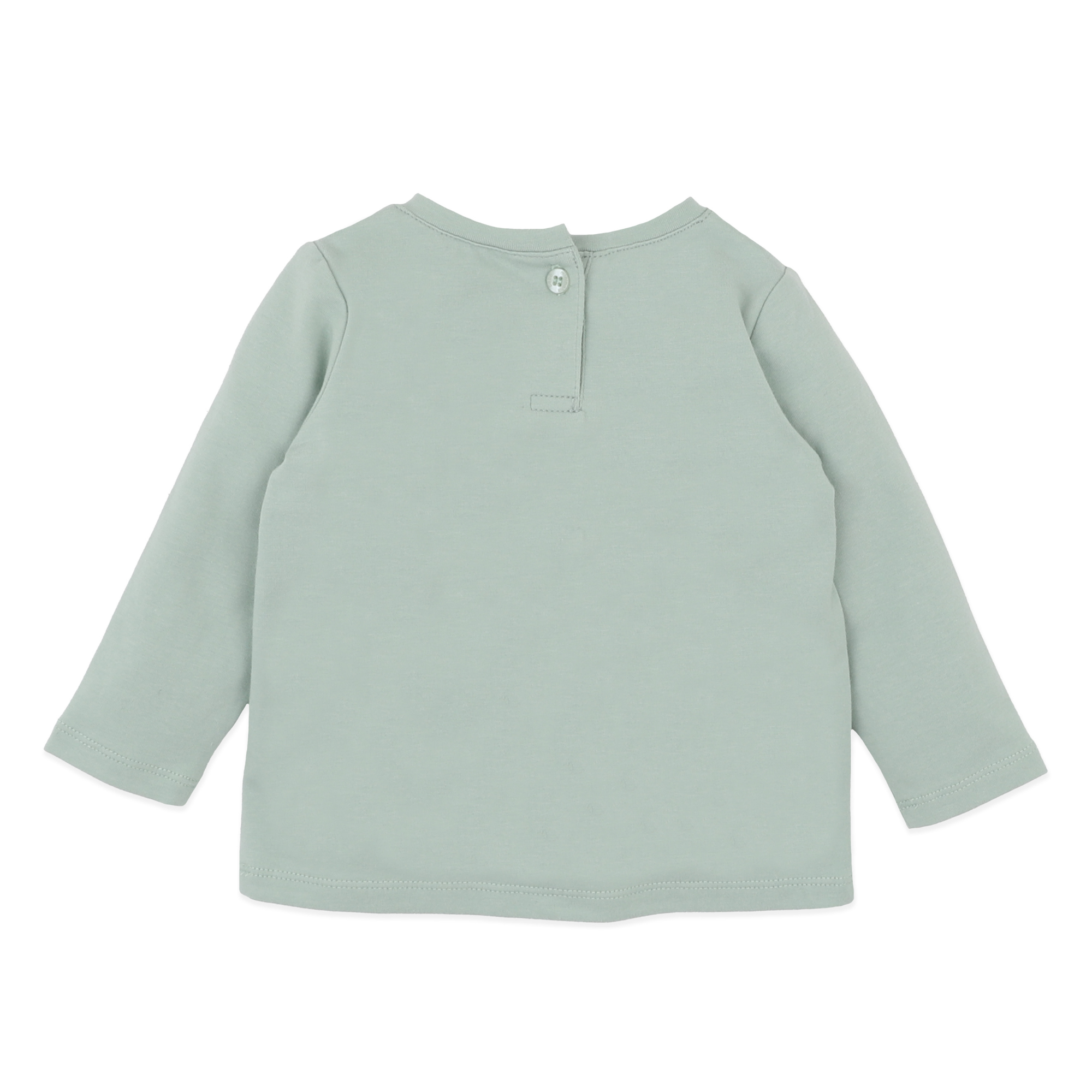 Bebe Emmy Ducks On Scooter Long Sleeve Tee - Dusky Sage