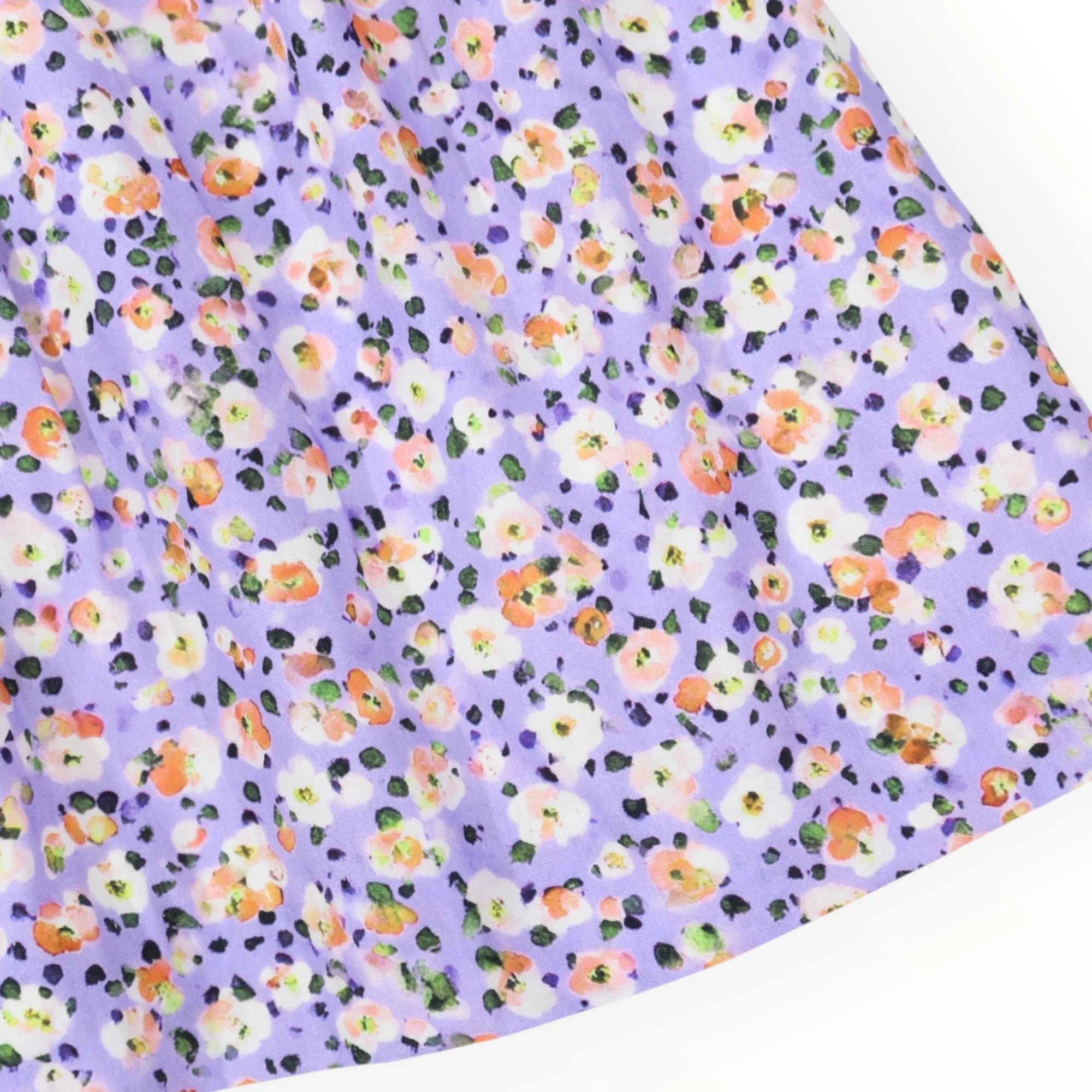 Floral Smocked Dress - Lilac