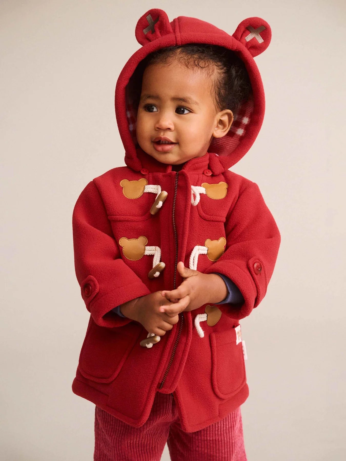 Huxbaby Apres Ski Peacoat - Cherry