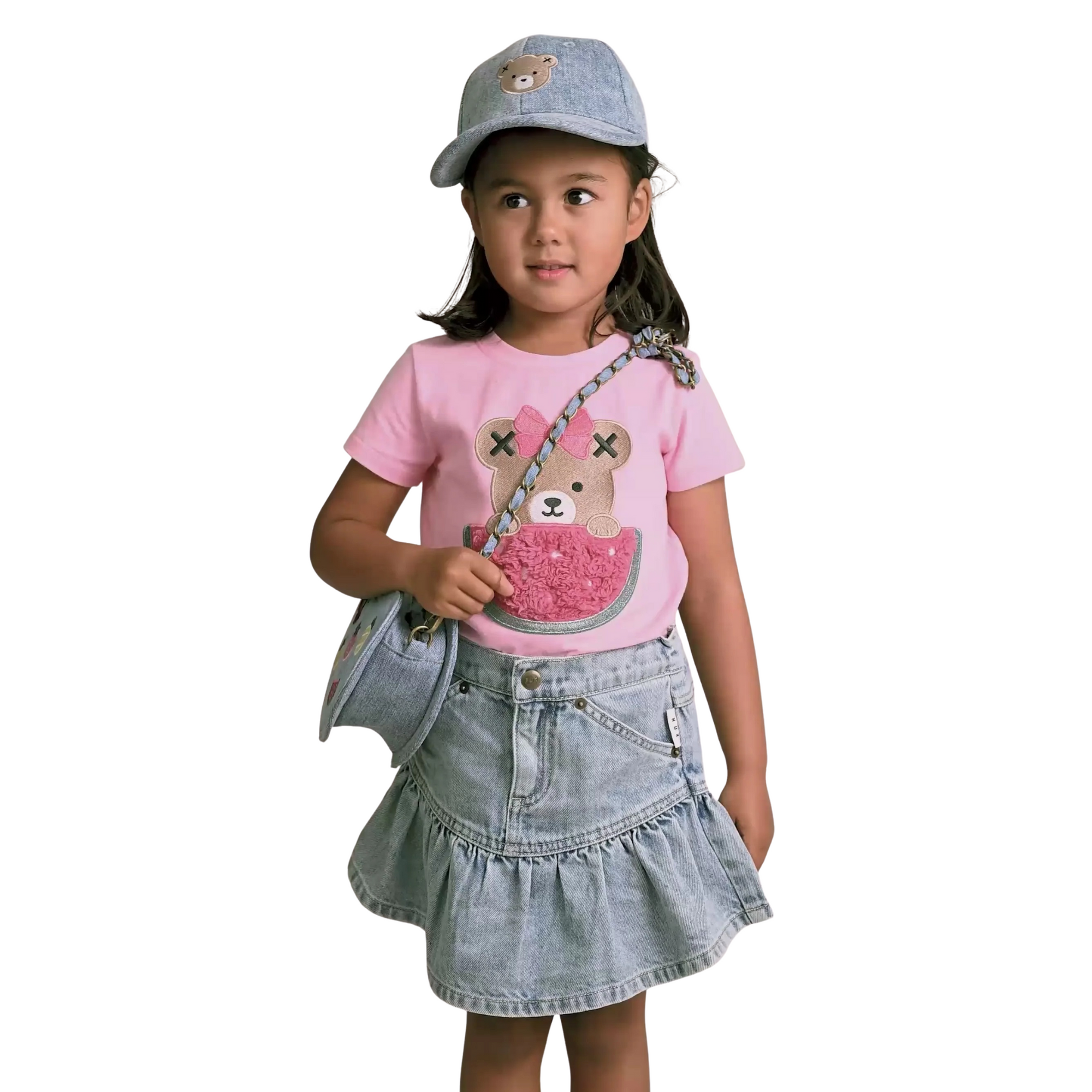 Huxbaby - Dreamy Denim Frilly Skirt