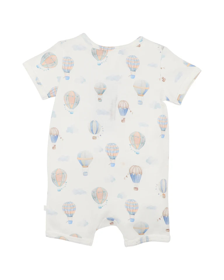 Bebe Skyhigh Short Sleeve Organic Zipsuit